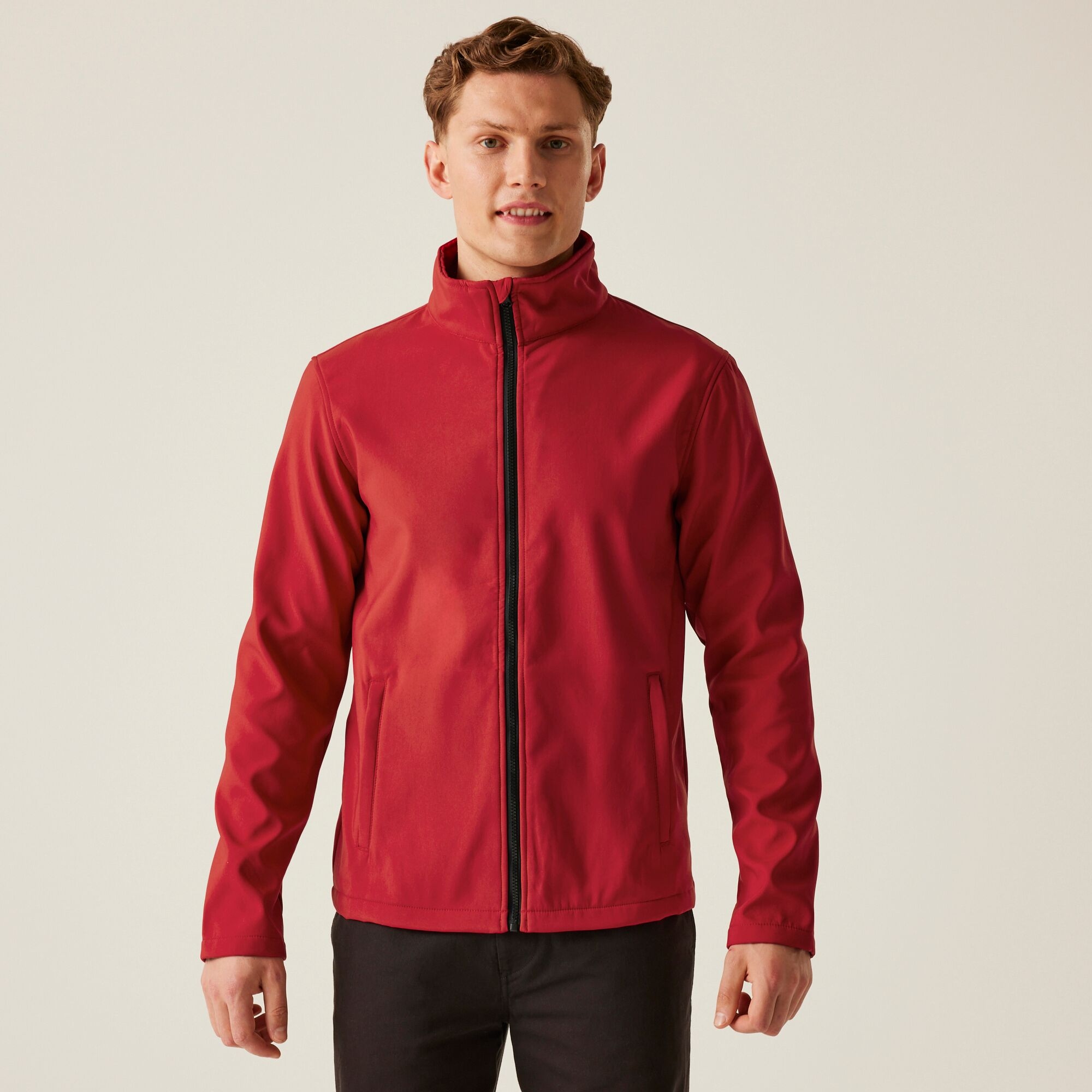 Regatta Professional Męski Softshell Ablaze Czerwono-czarny, Rozmiar: XXXL