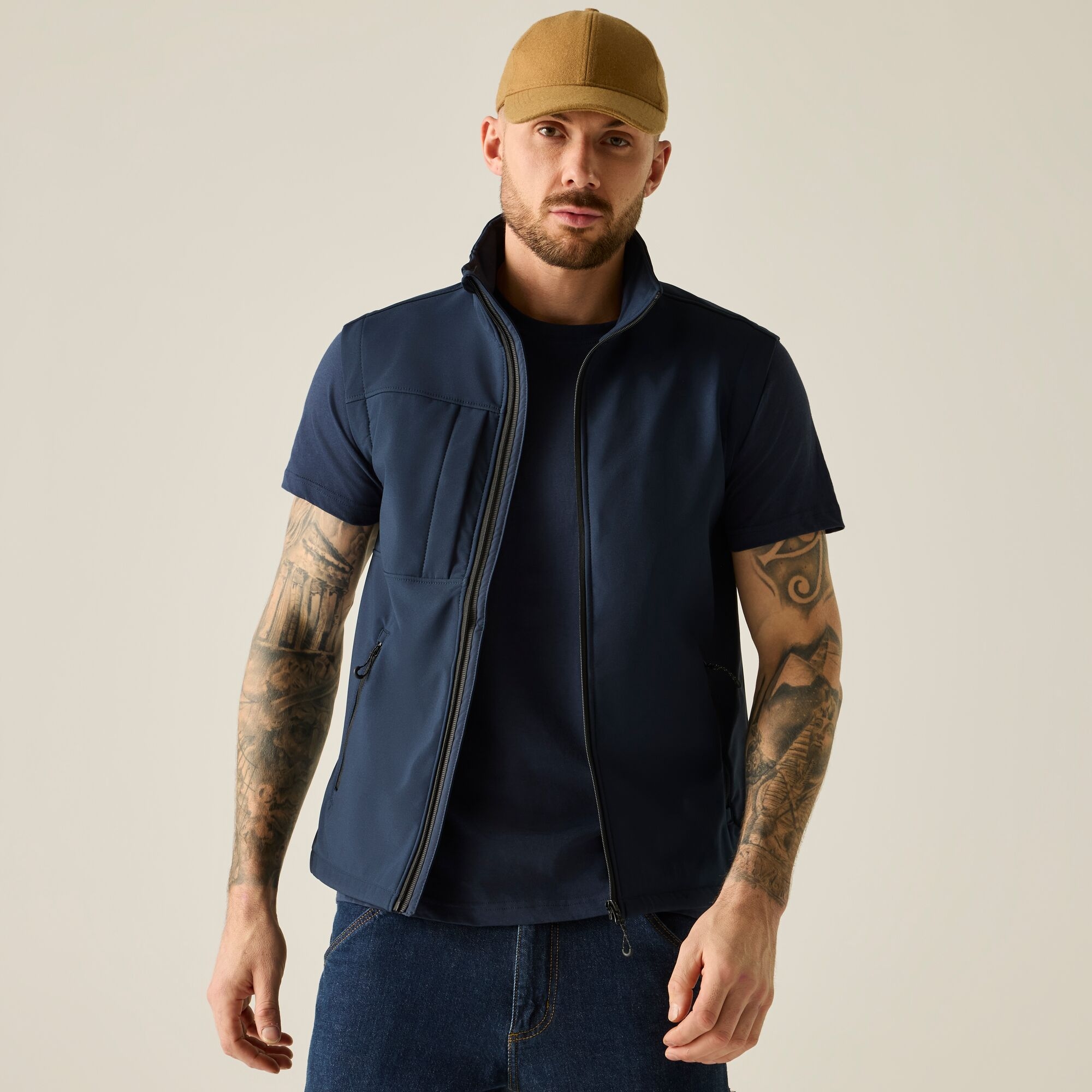 Regatta Professional Men's Winter Ablaze Printable Softshell Jacket - Blue Medium