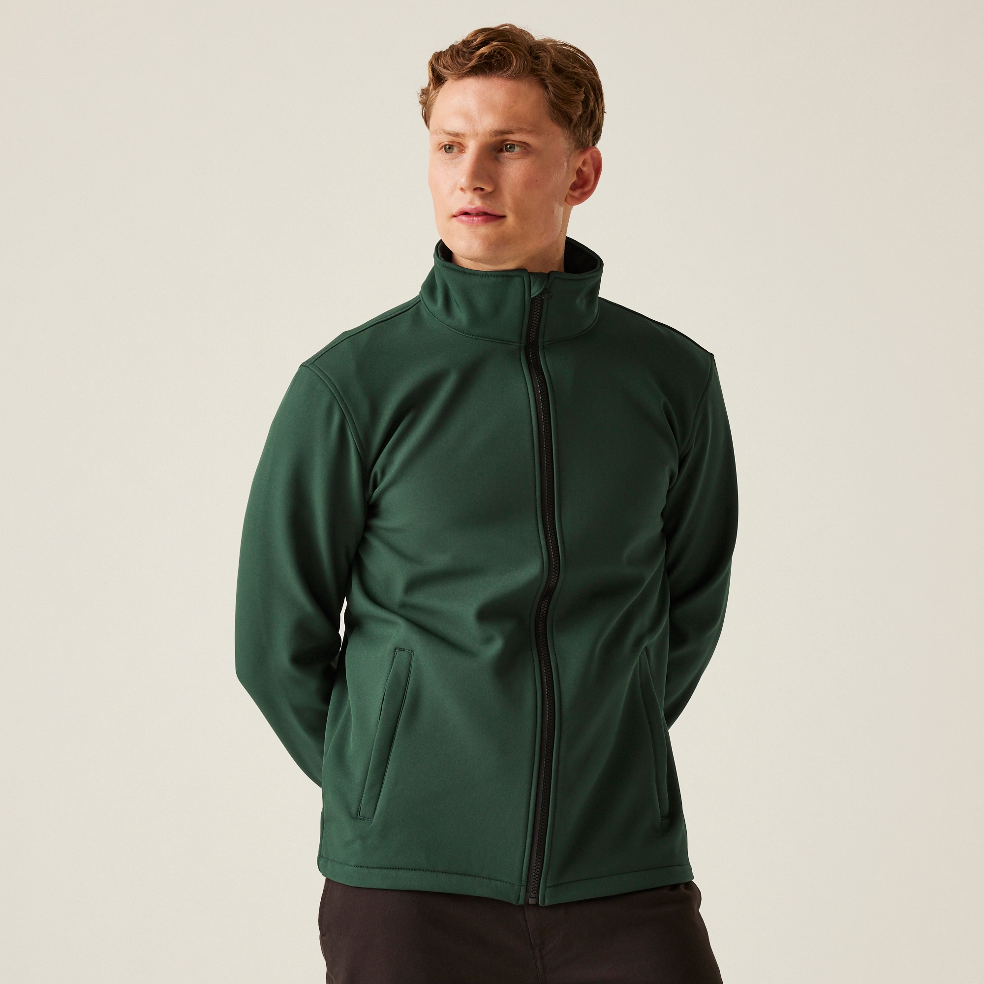 Regatta Professional Męski Softshell Ablaze Zielono-czarny, Rozmiar: XL