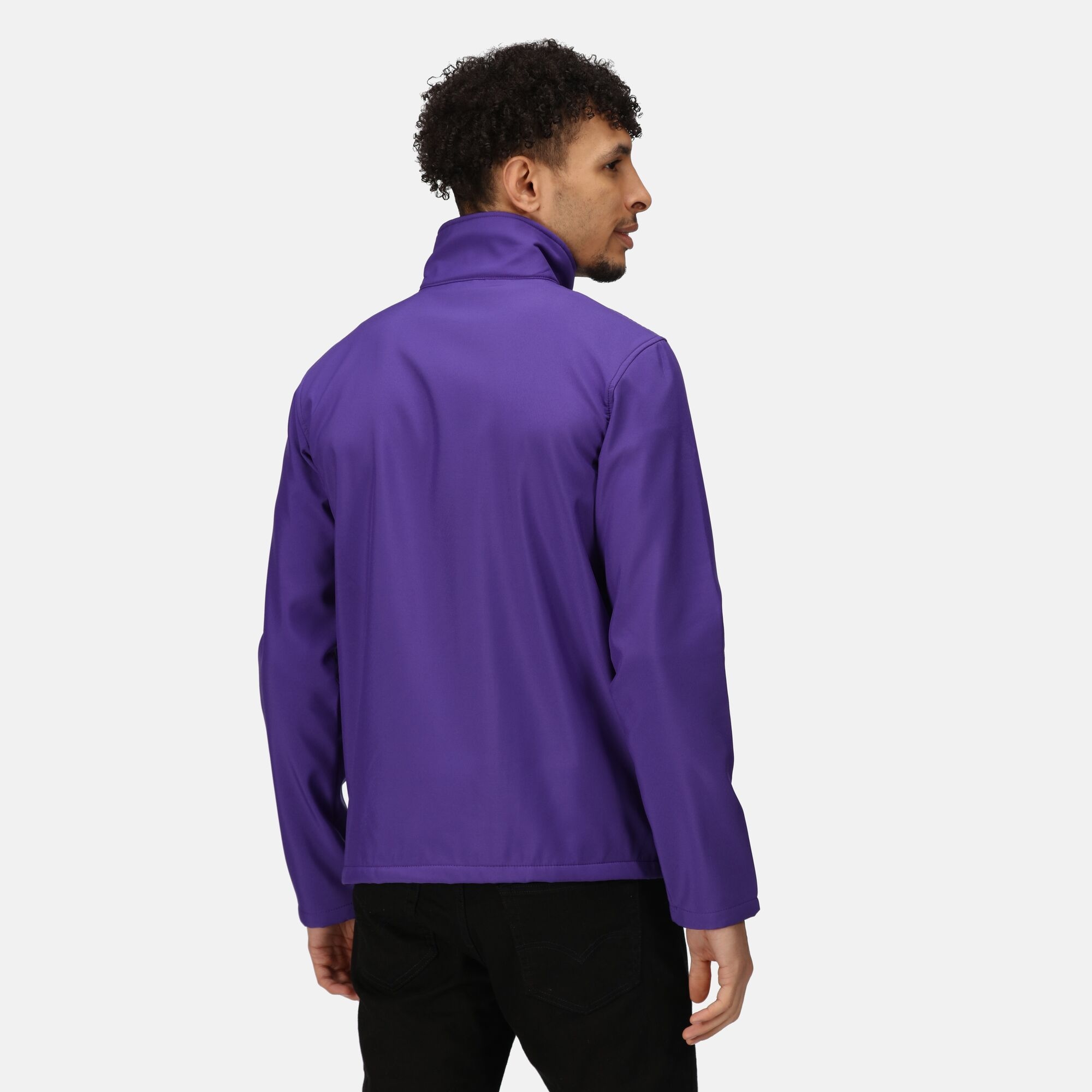 Regatta Professional Męski Softshell Ablaze Fioletowo-czarny