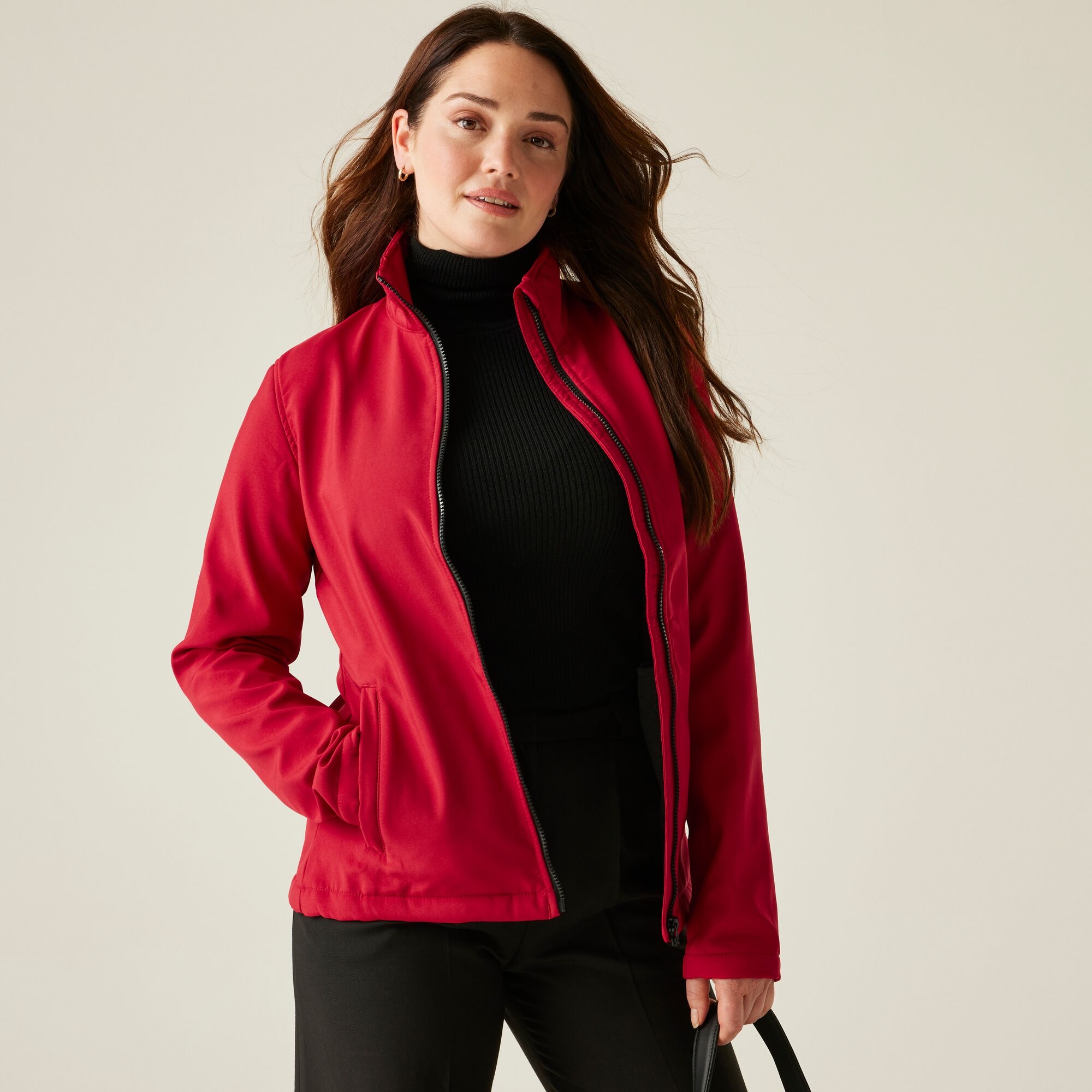Regatta Professional Damski softshell Ablaze Czerwono-czarny