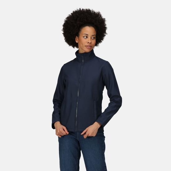 Women's Ablaze Printable Softshell Jacket Navy