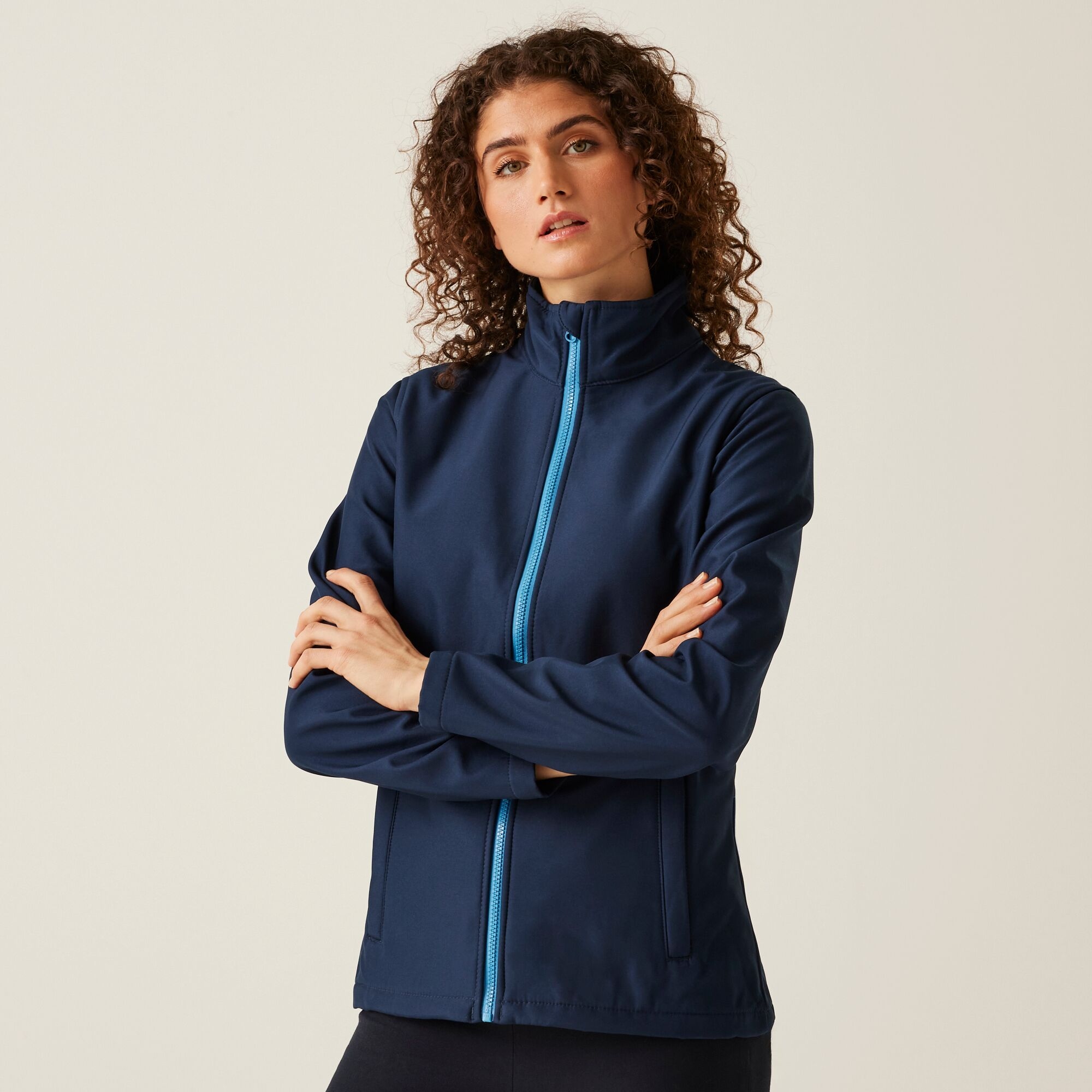 Regatta Professional Damski Softshell Ablaze Granatowo-niebieski, Rozmiar: 42