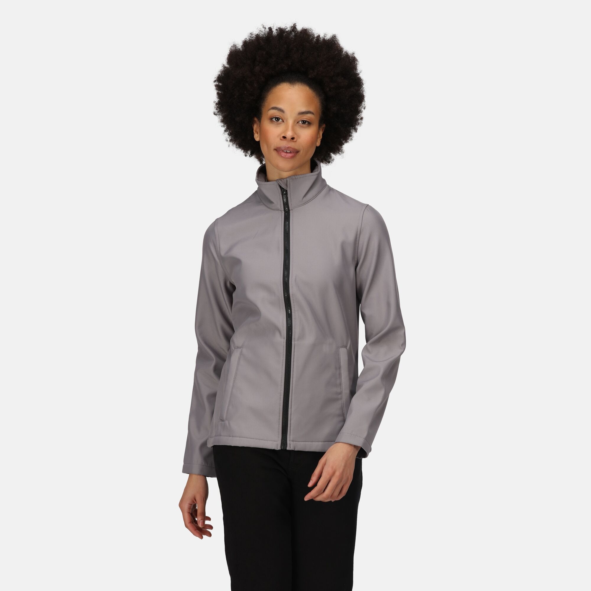 Regatta Professional Damski Softshell Ablaze Szaro-czarny, Rozmiar: 36
