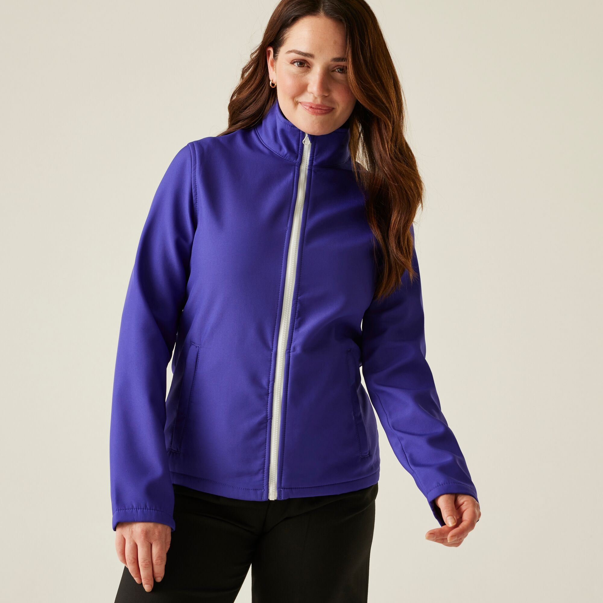 Regatta Professional Damski softshell Ablaze Fioletowo-czarny