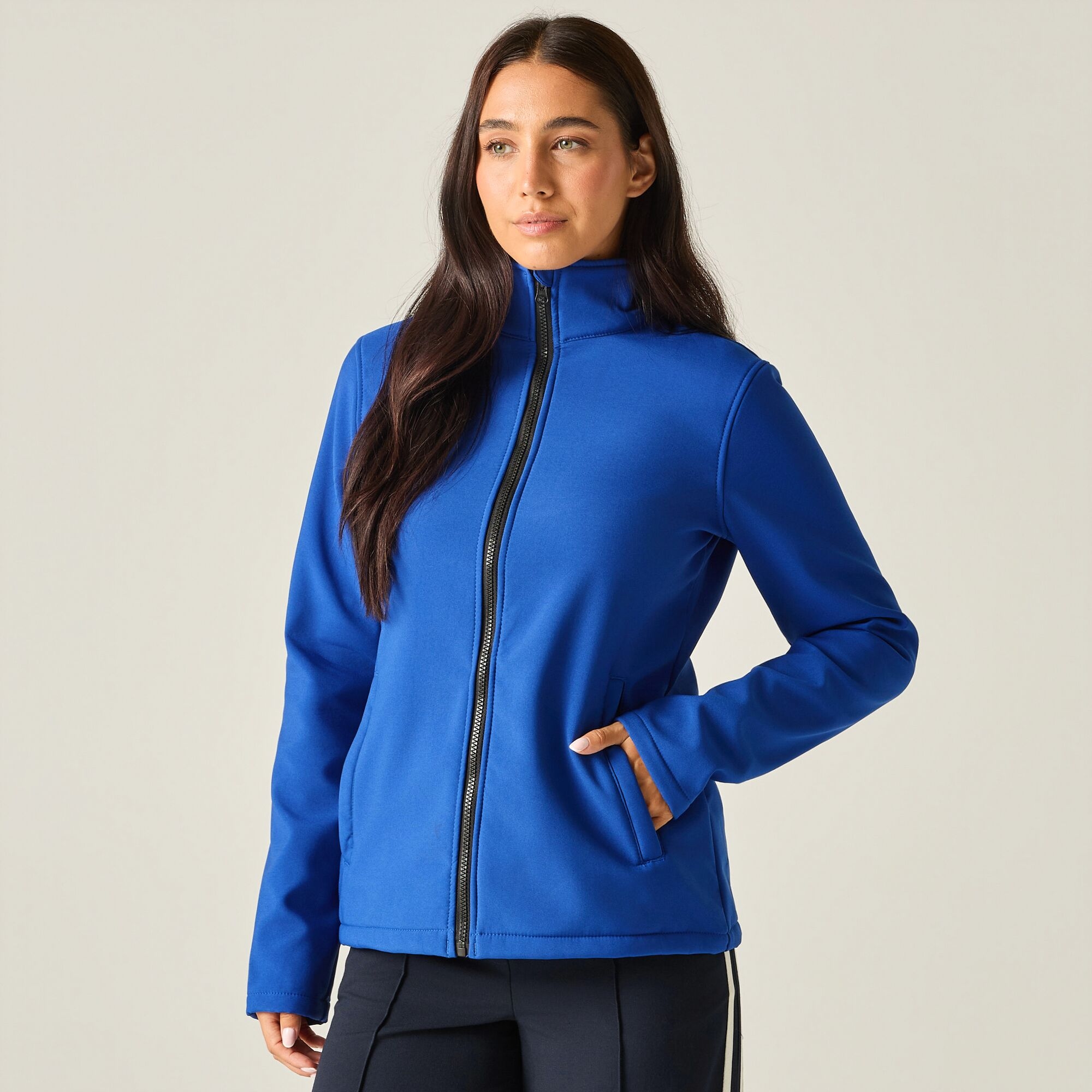 Regatta Women's Royal Ablaze Printable Softshell Jacket In | Size: 20 - Image 1