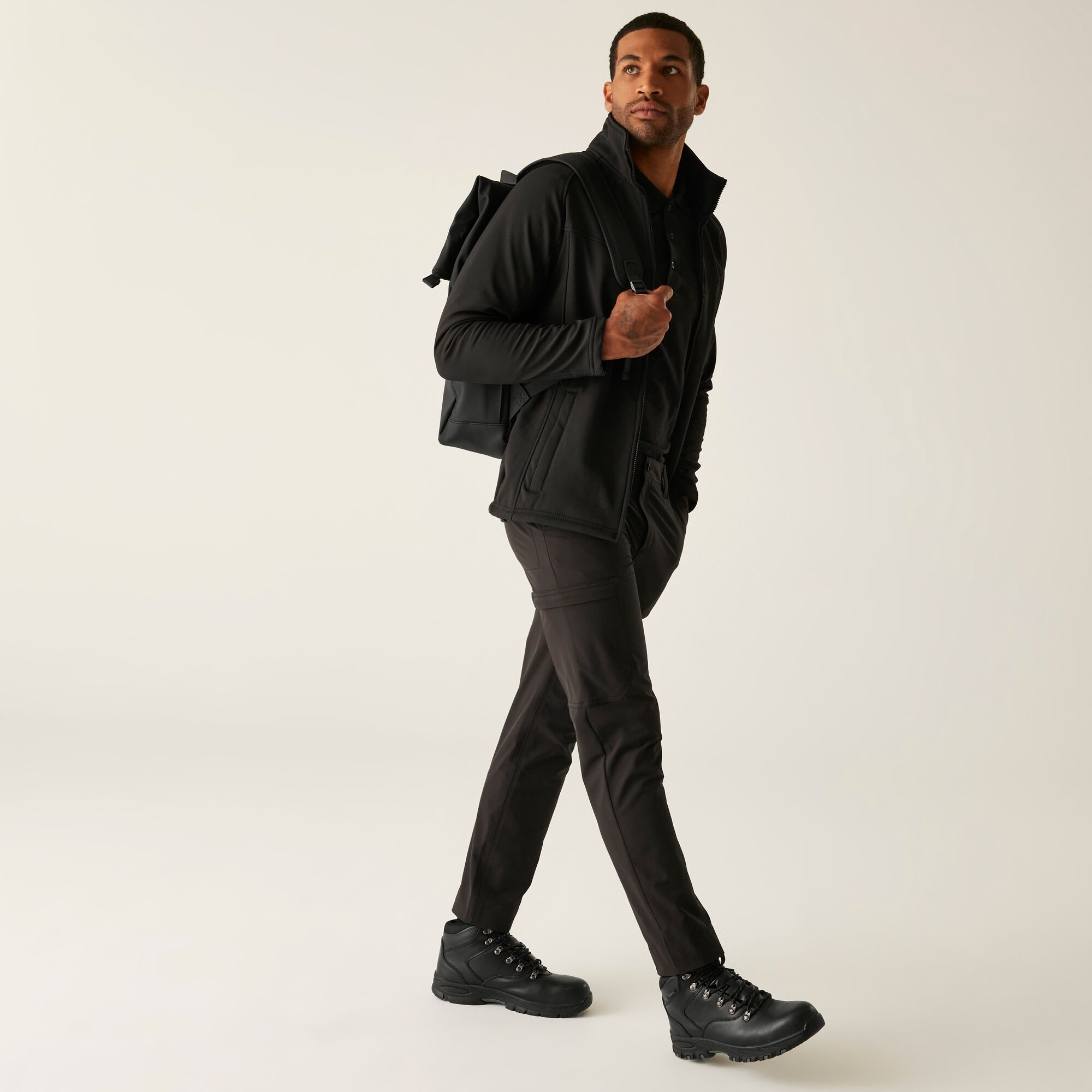 Regatta Professional   Męski softshell Uproar Czarny