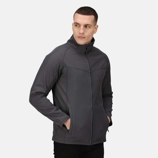 Uproar Interactive Softshell-Jacke für Herren Grau