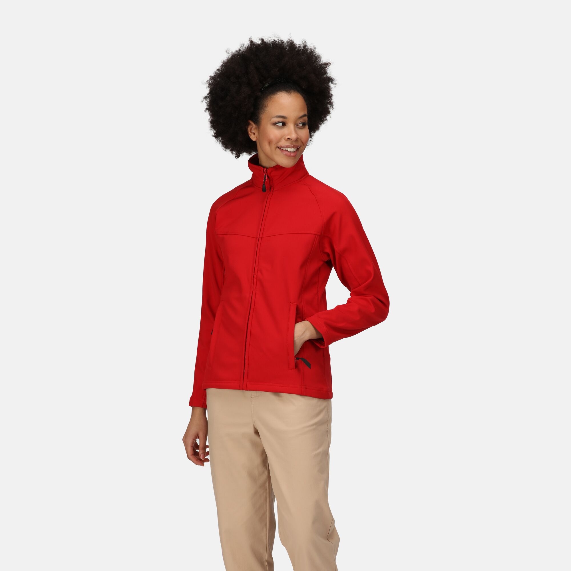 Regatta Professional Damski softshell Uproar Czerwono-szary