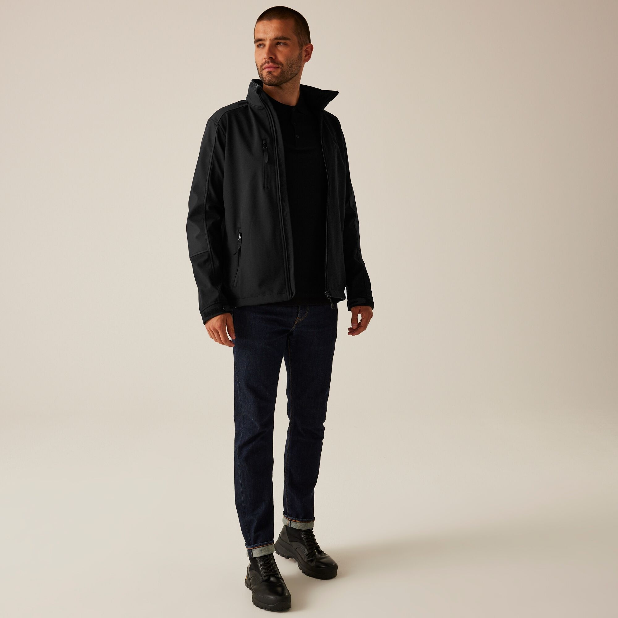 Regatta Professional  Męski softshell Hydroforce  Czarny