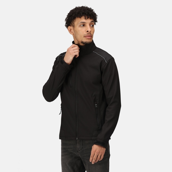 Sandstorm Softshelljacke für Herren Schwarz