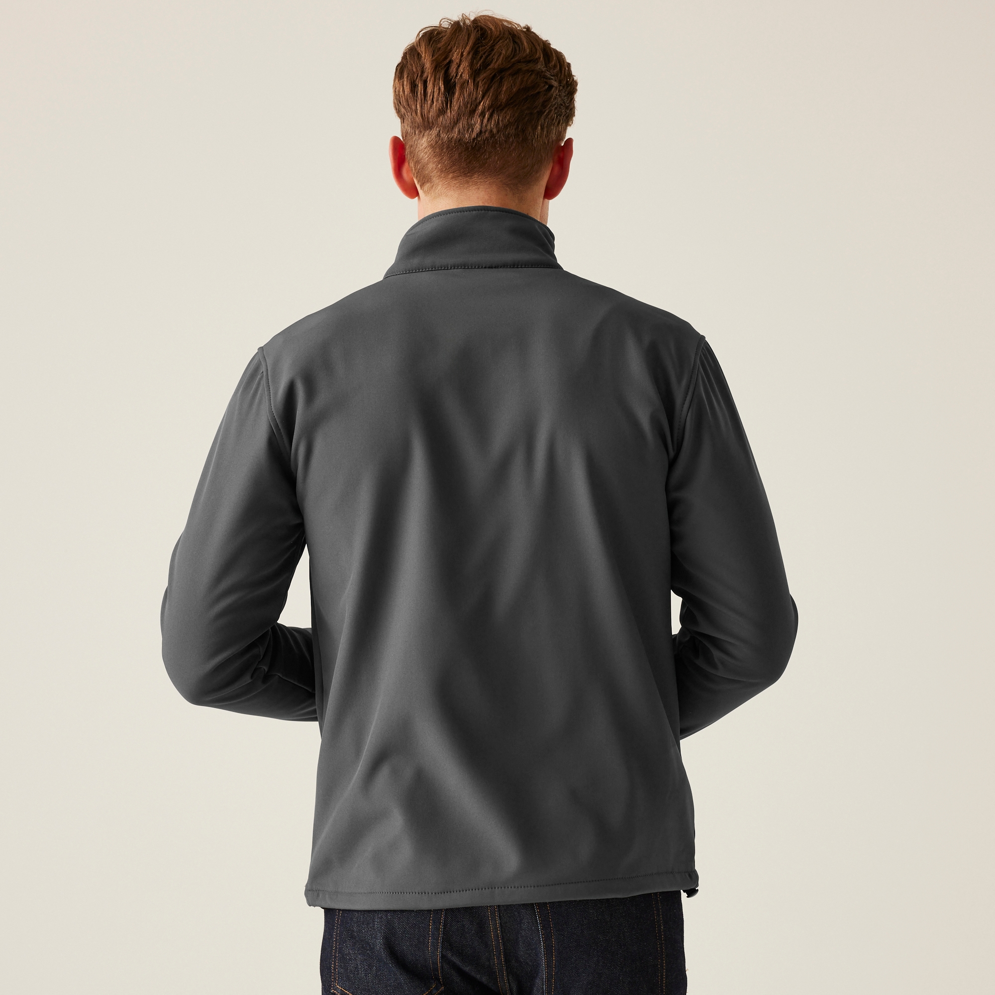 Regatta Professional Męski Softshell Reid Szaro-czarny