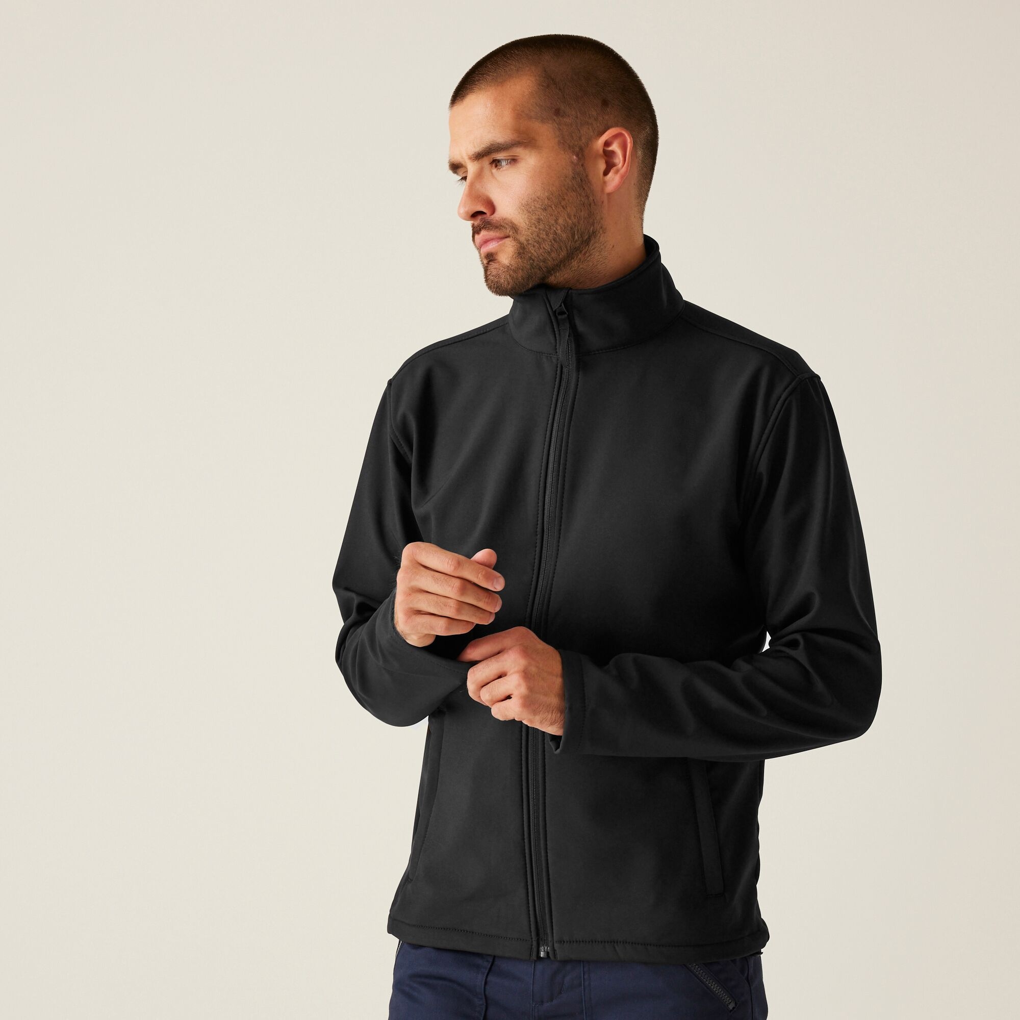 Regatta Professional   Męski softshell Reid Czarny