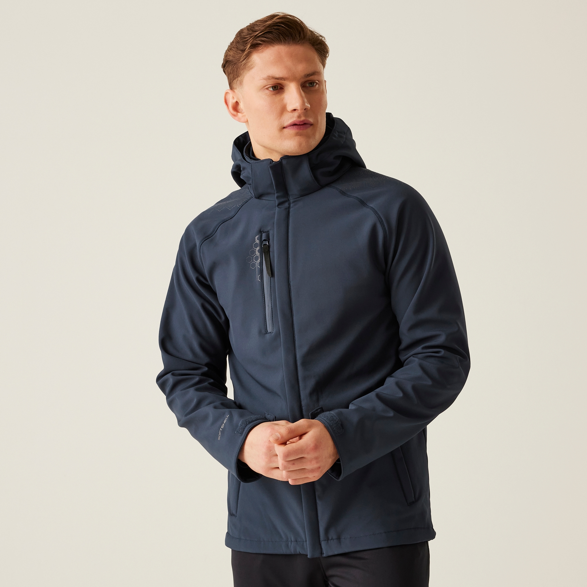 Regatta Professional Męski Softshell Repeller Professional Granatowy, Rozmiar: S