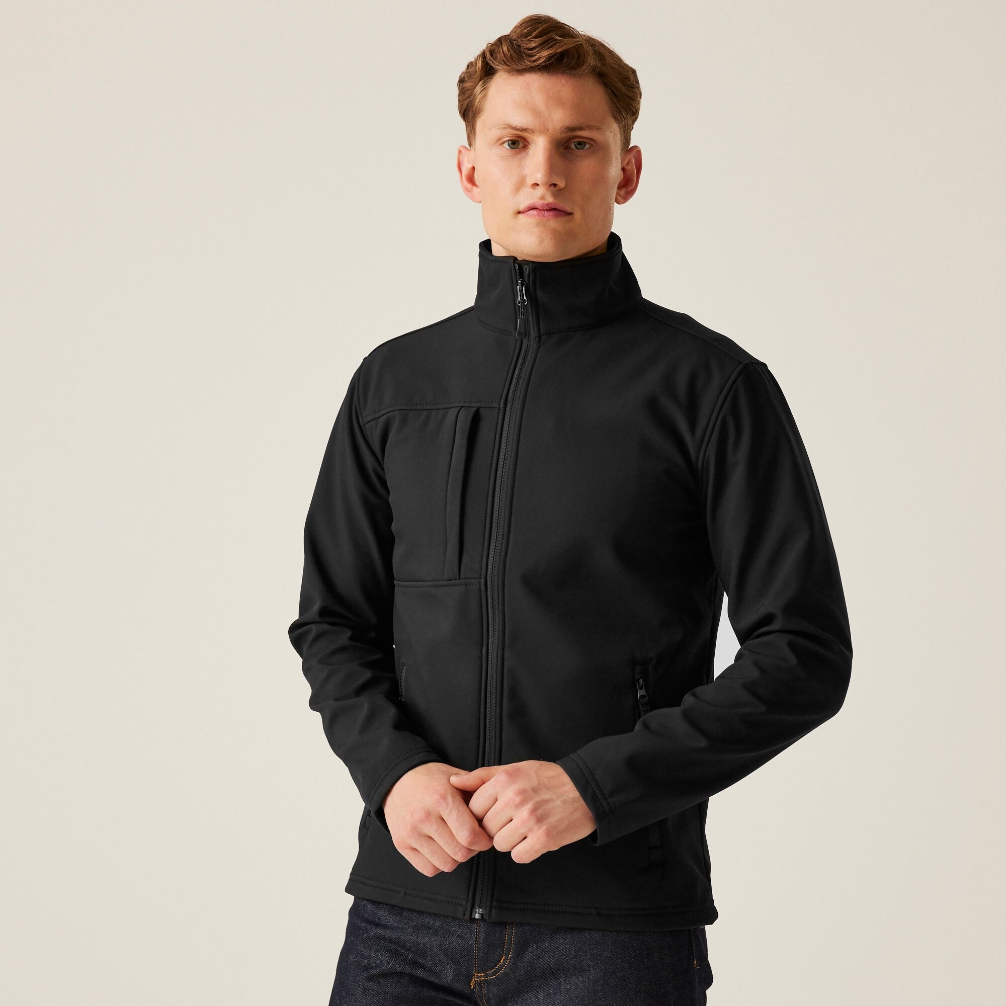 Regatta Professional Męski Softshell Octagon II Czarny, Rozmiar: XS
