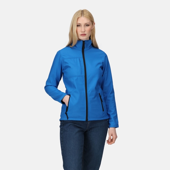 Damski softshell Octagon II Niebiesko-czarny