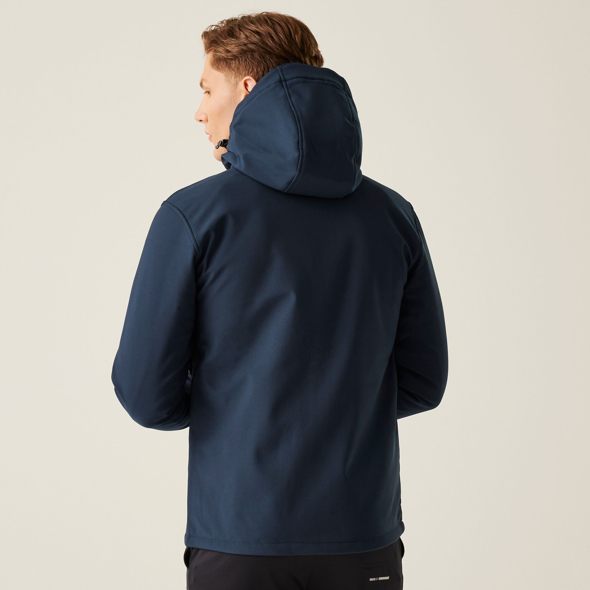 Regatta Professional Męski softshell z kapturem Venturer Granatowy