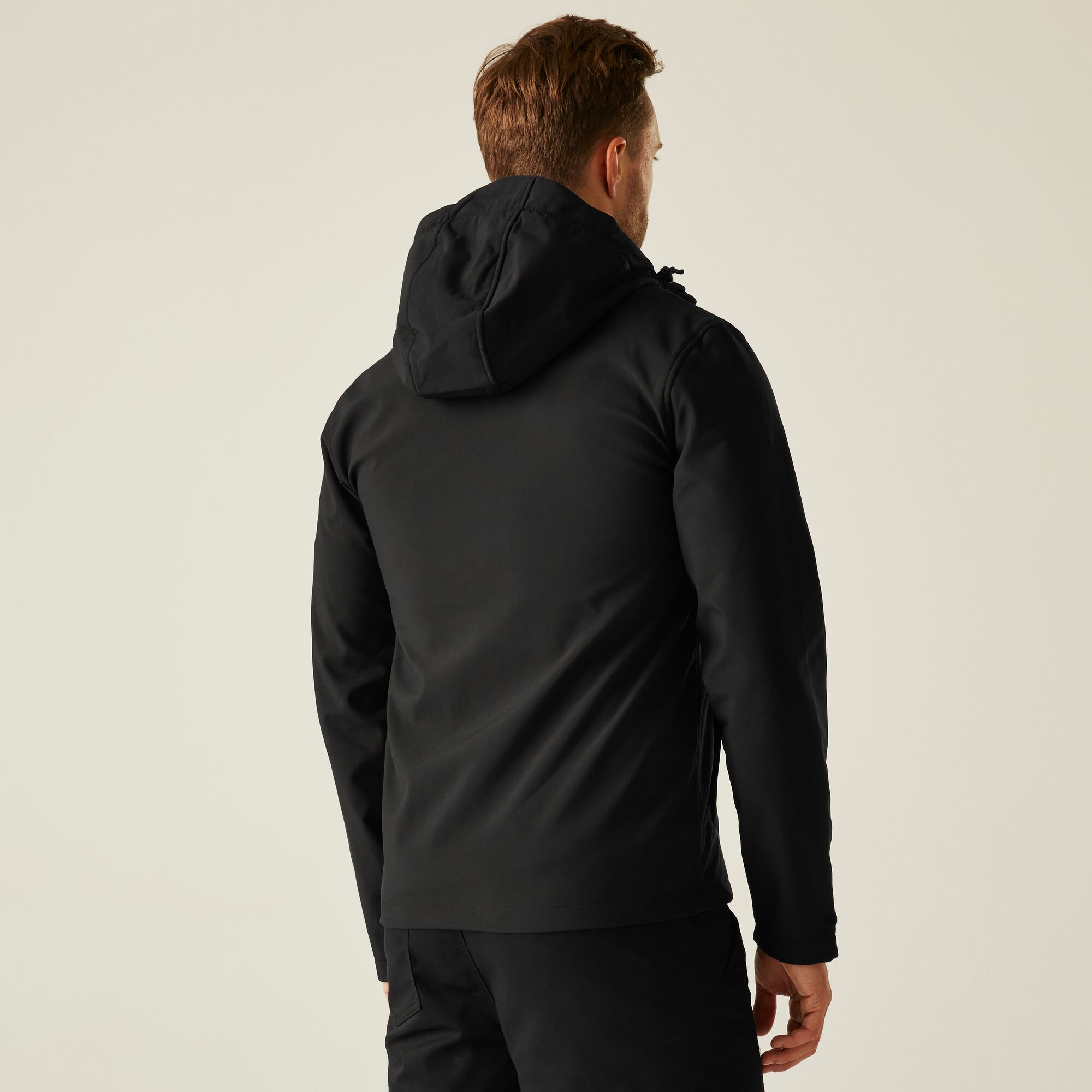 Regatta Professional   Męski softshell z kapturem Venturer Czarny