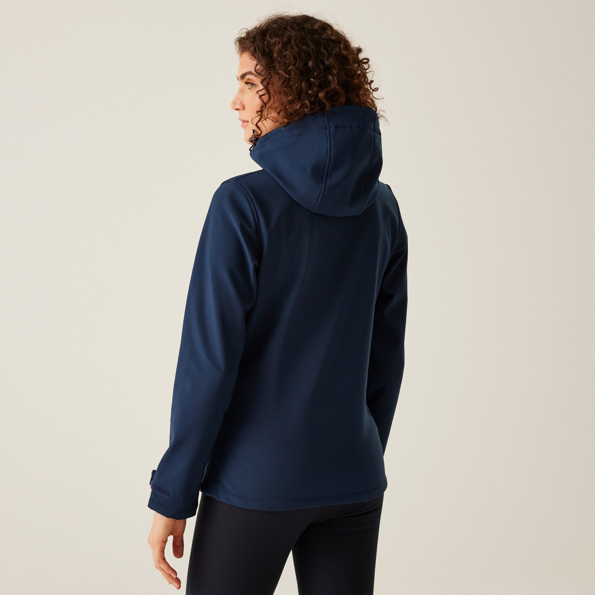 Regatta Professional   Damski softshell z kapturem Venturer Niebieski