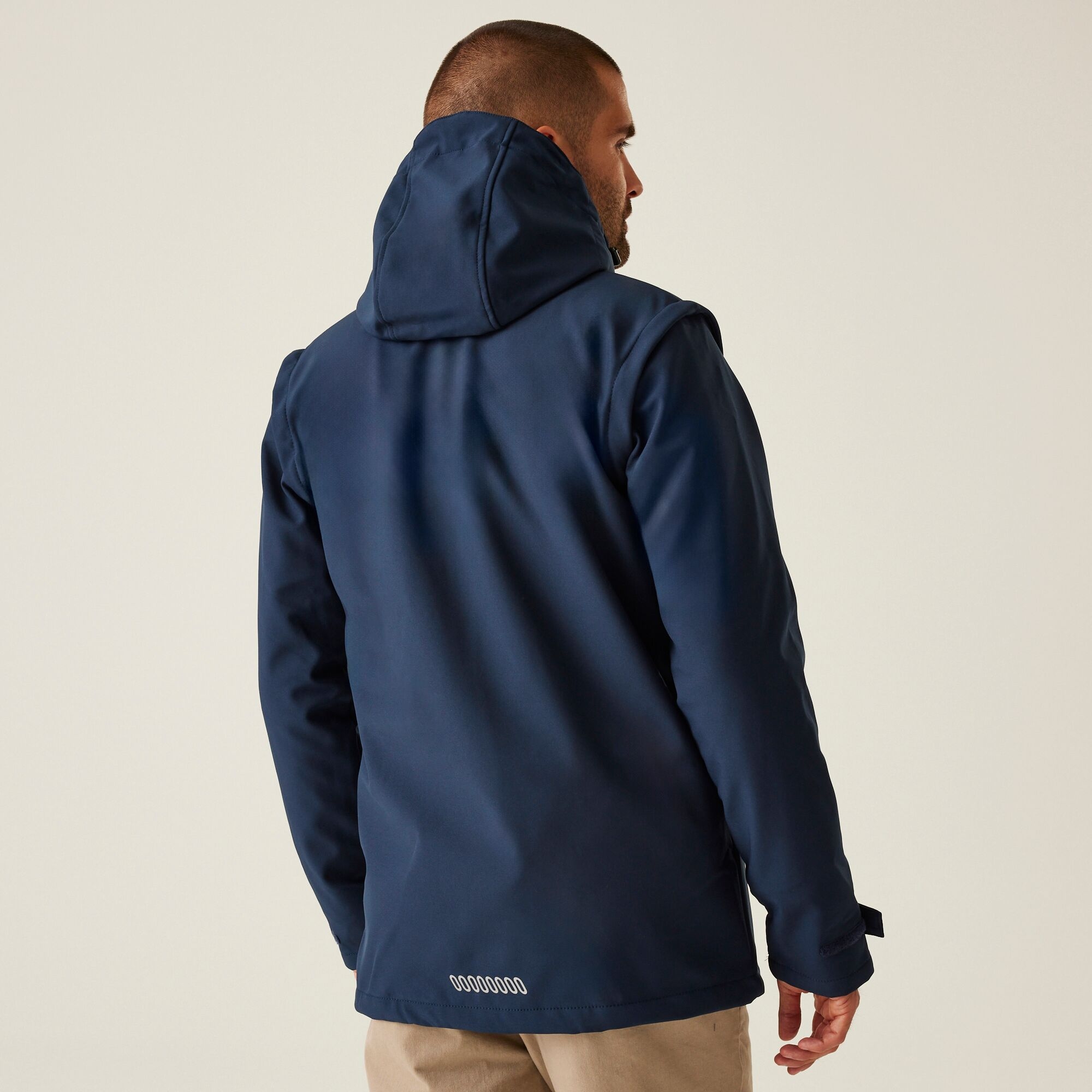 Męski softshell 4 w 1 Erasmus Granatowy