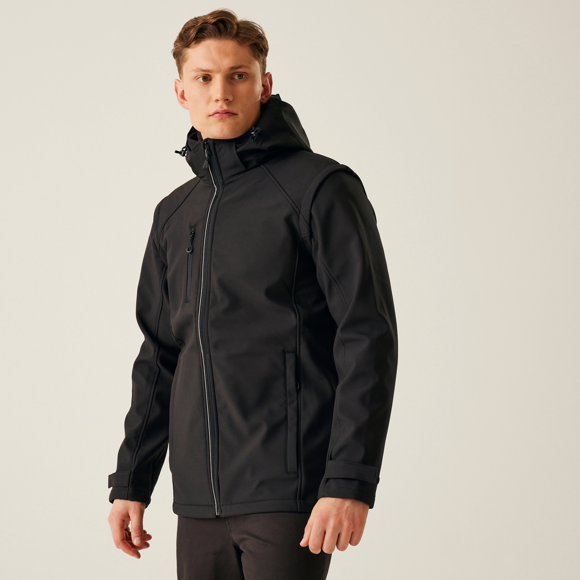 Regatta Professional   Męski softshell 4 w 1 Erasmus Czarny