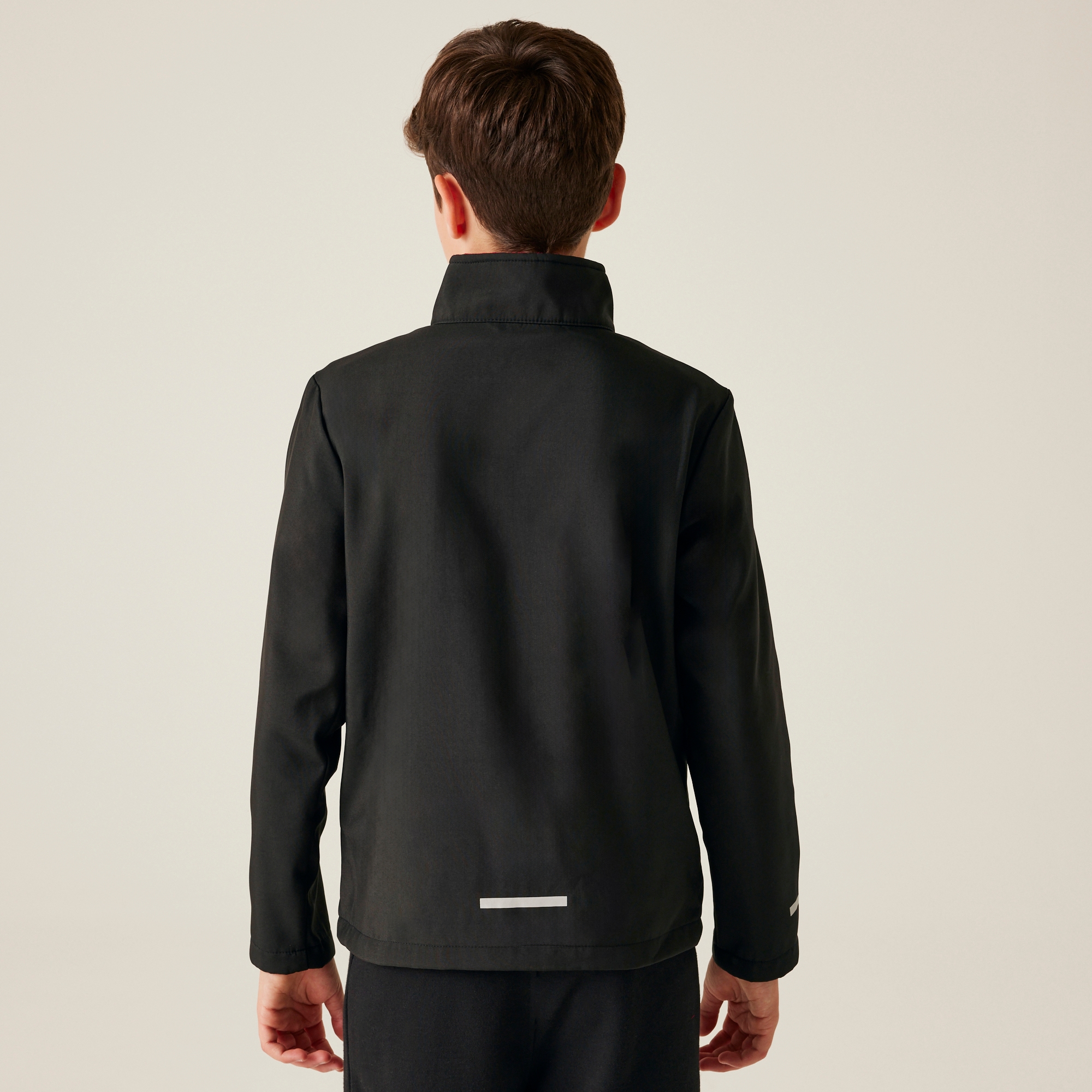 Regatta Professional Dziecięcy Softshell Ablaze Czarno-czerwony