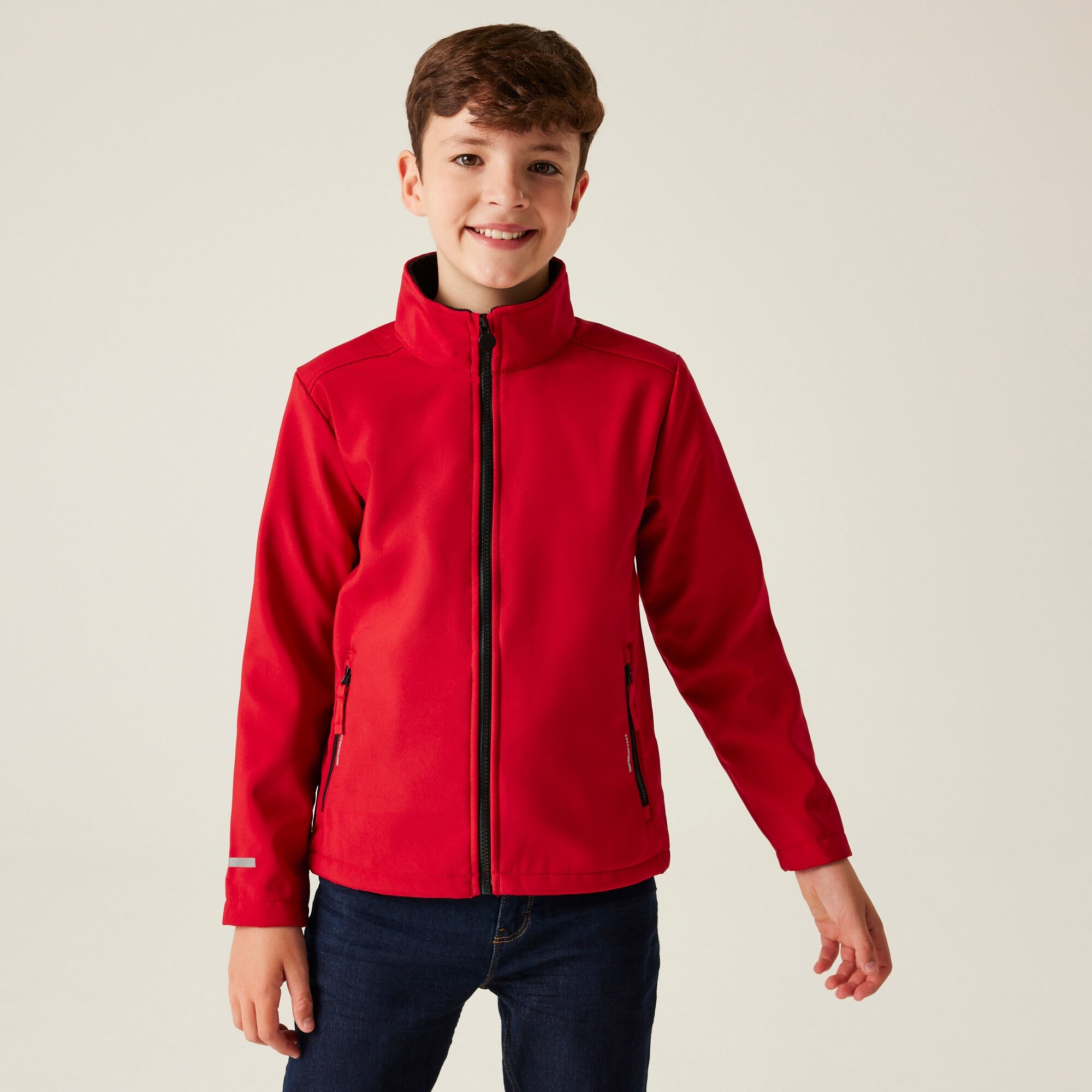 Regatta Professional Dziecięcy Softshell Ablaze Czerwono-czarny, Rozmiar: 9-10 Years