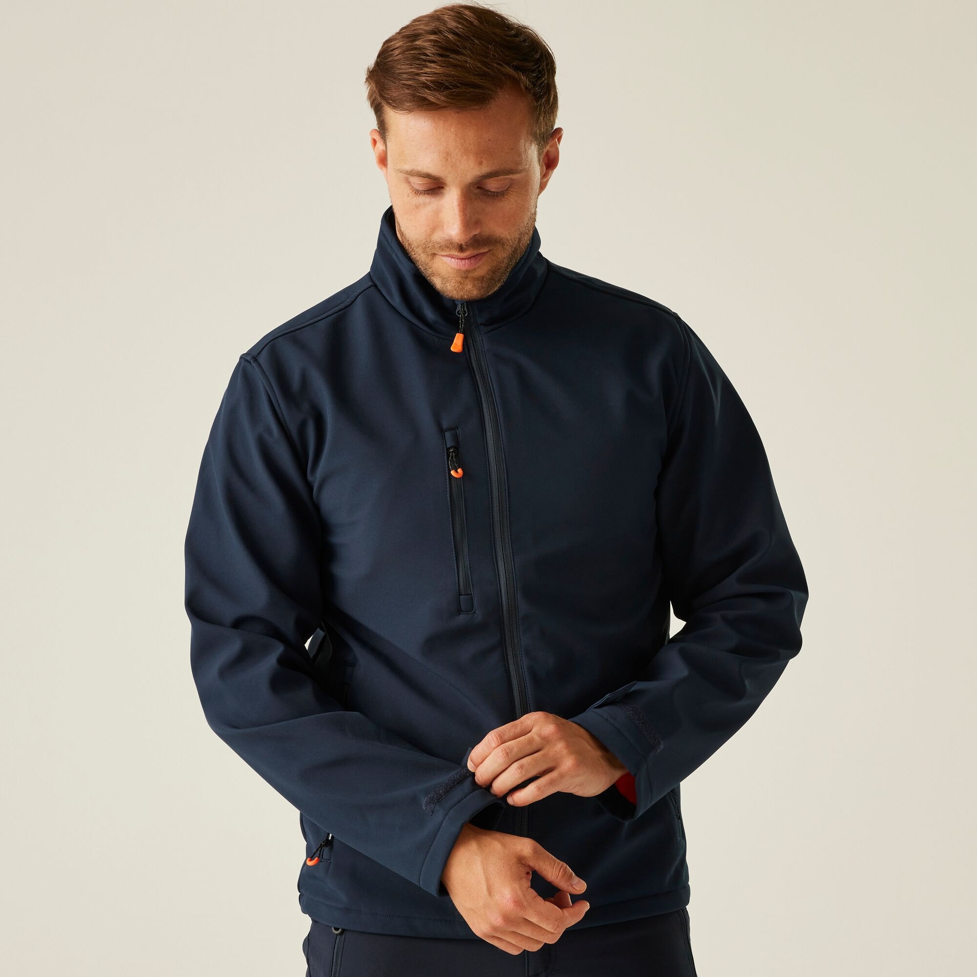 Regatta Professional Men's Winter Waterproof Thermogen Heated Softshell Jacket - Blue Large