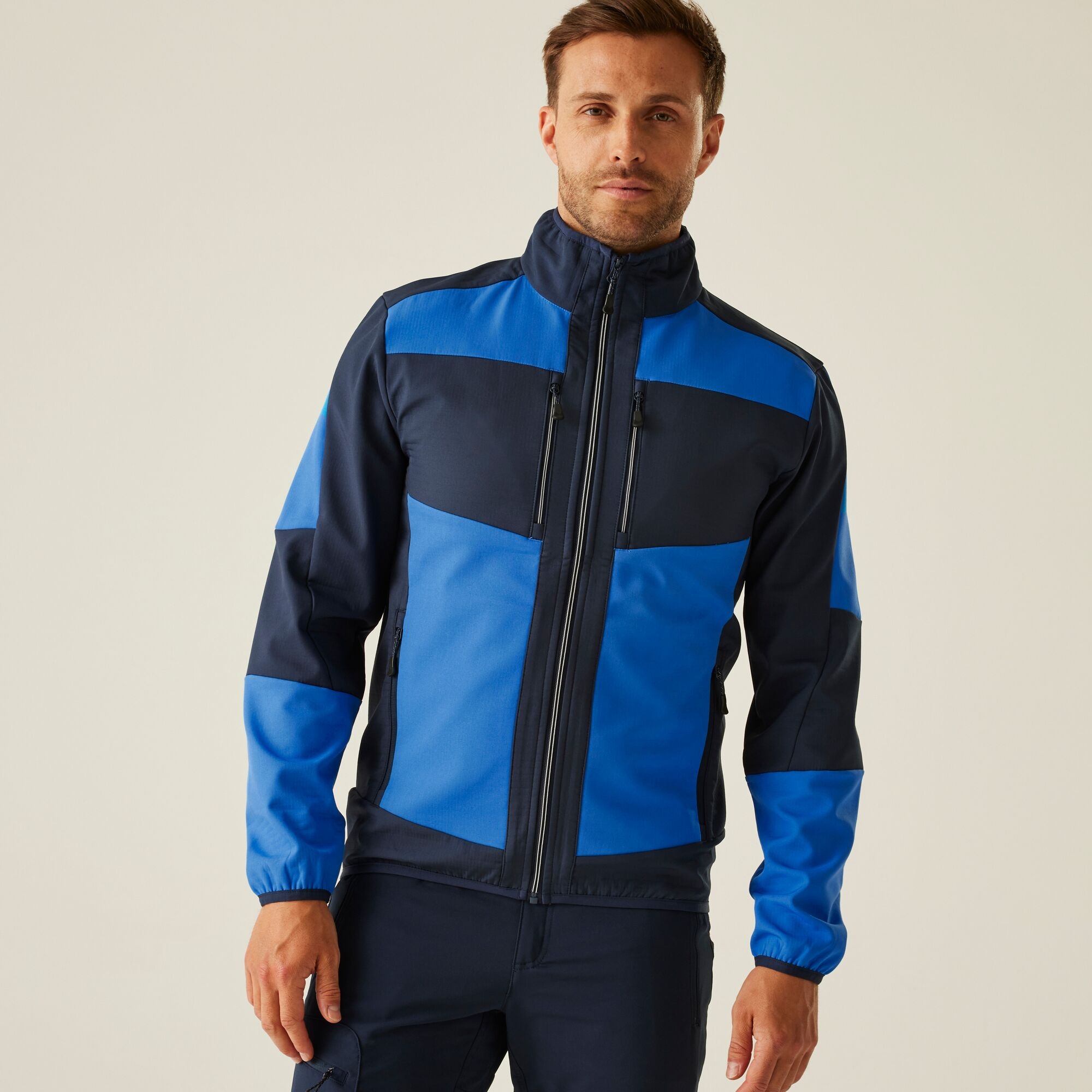 Regatta Professional E-Volve 2 Layer Softshell Jacket Size: Xs Men's Blue