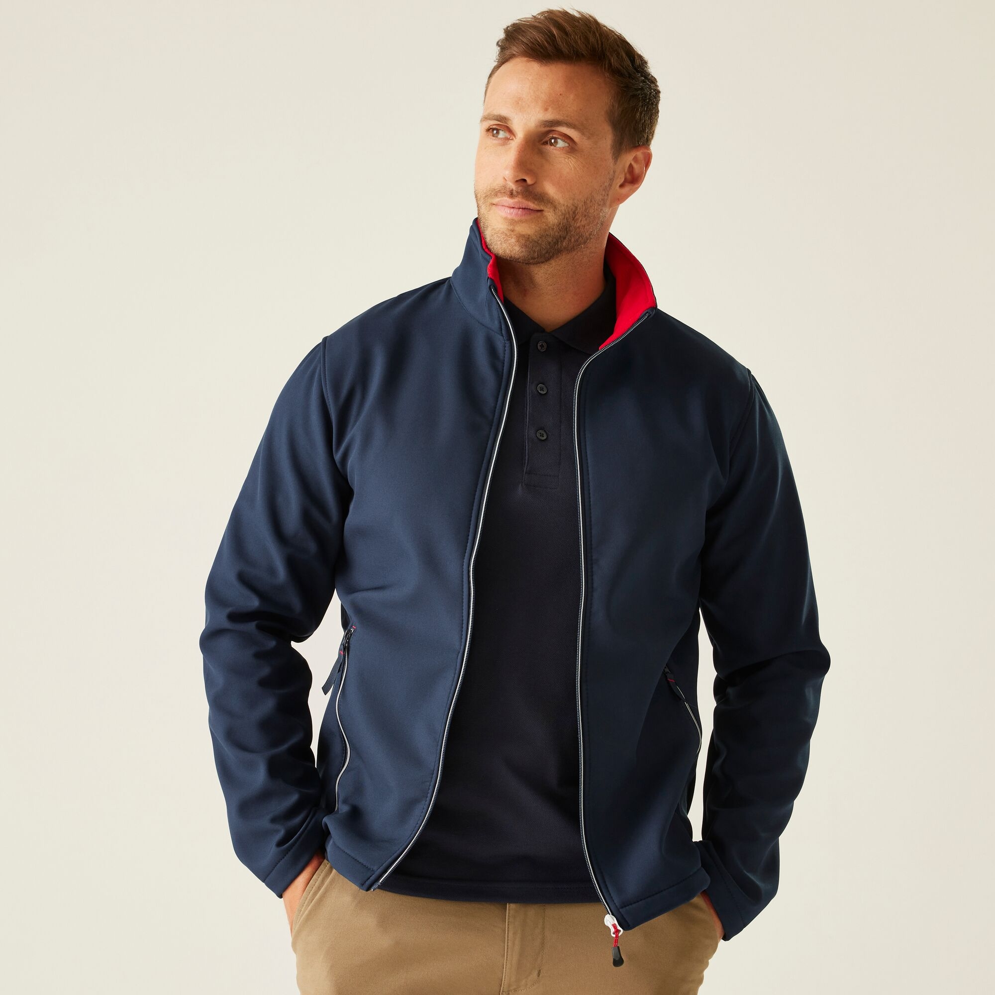 Regatta Professional Men's Ascender 2 Layer Softshell Jacket - Blue Xxl