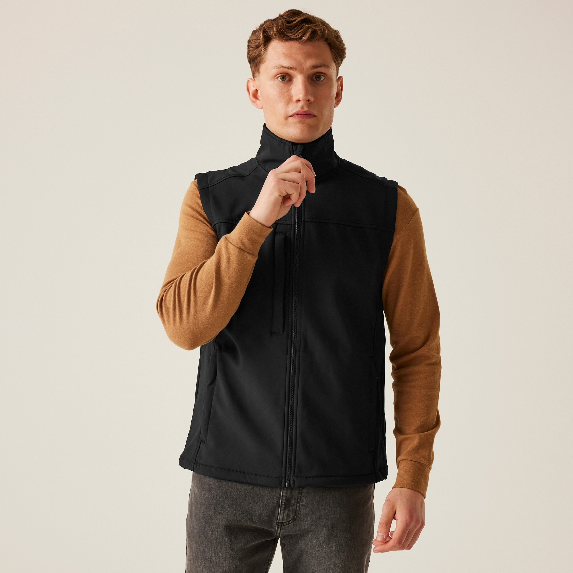 Regatta Professional Męska Kamizelka Flux Czarny, Rozmiar: XS