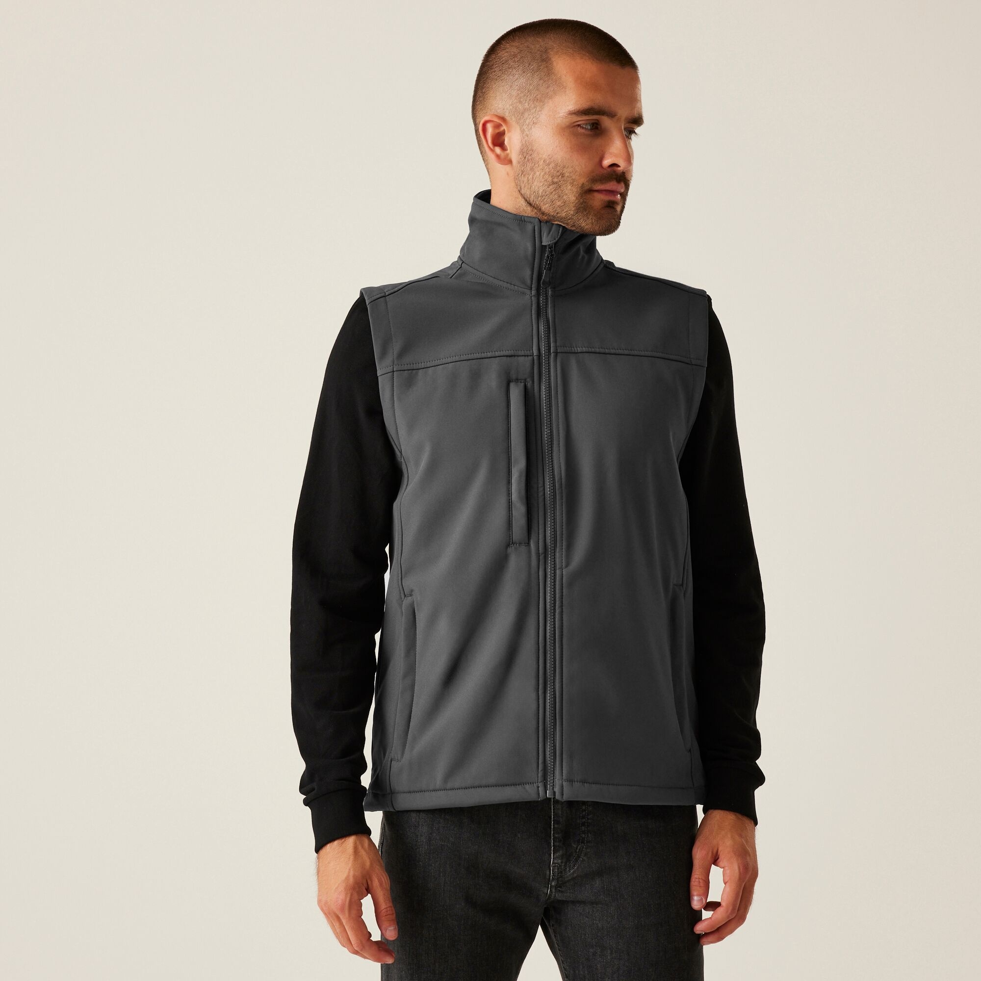 Flux Softshellweste Für Herren Größe 3XL Grau Regatta Professional - Bild 3