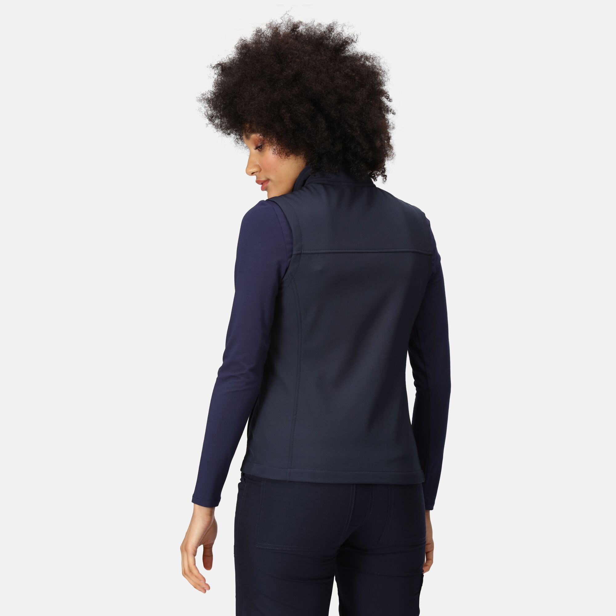 Regatta Professional Damska Kamizelka Softshell Flux Granatowy