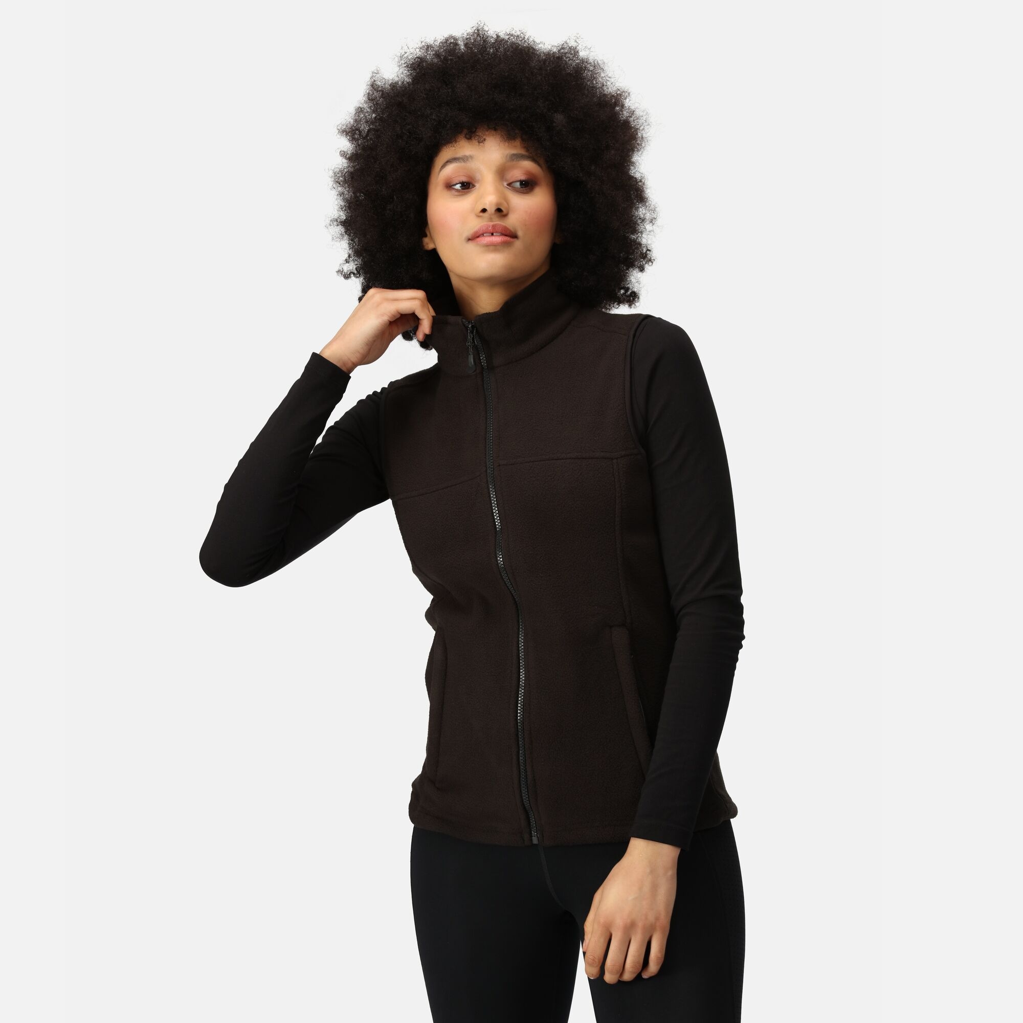 Regatta Professional Damska kamizelka polarowa Ablaze Czarny