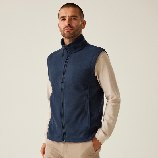 Men's Micro Fleece Gilet Dark Navy