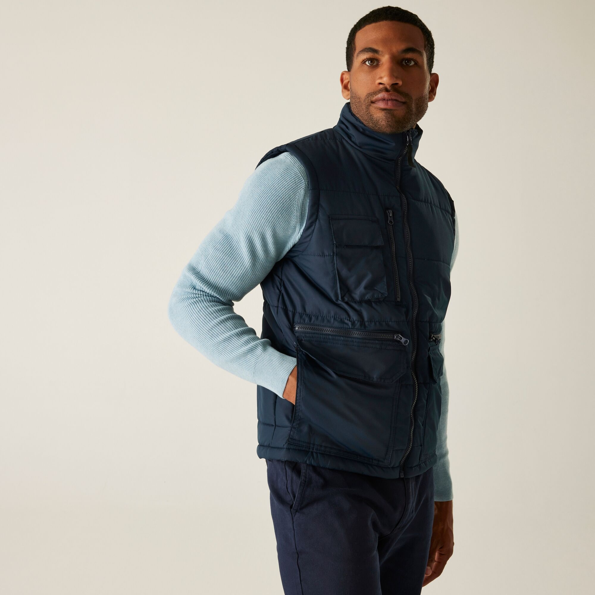 Regatta Men's Steller Zip Insulated Bodywarmer - Navy - 2XL - Image 5