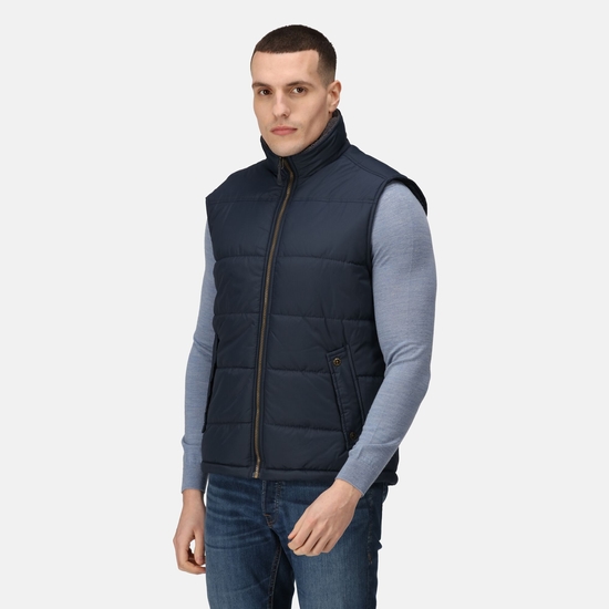 Men's Altoona Insulated Quilted Gilet Navy