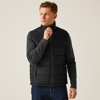Men's Altoona Insulated Quilted Gilet Black