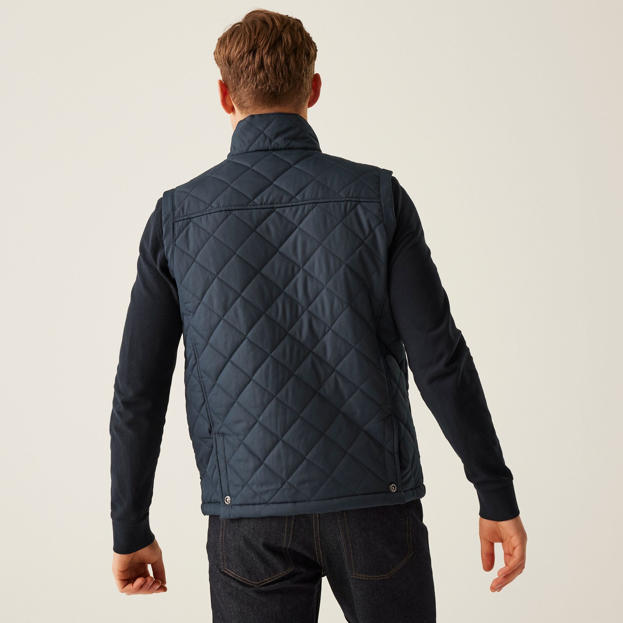 Regatta Professional Męska kamizelka pikowana Steller Granatowy