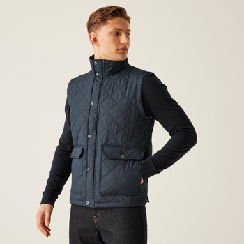 Men's Tyler Diamond Quilted Insulated Bodywarmer Navy