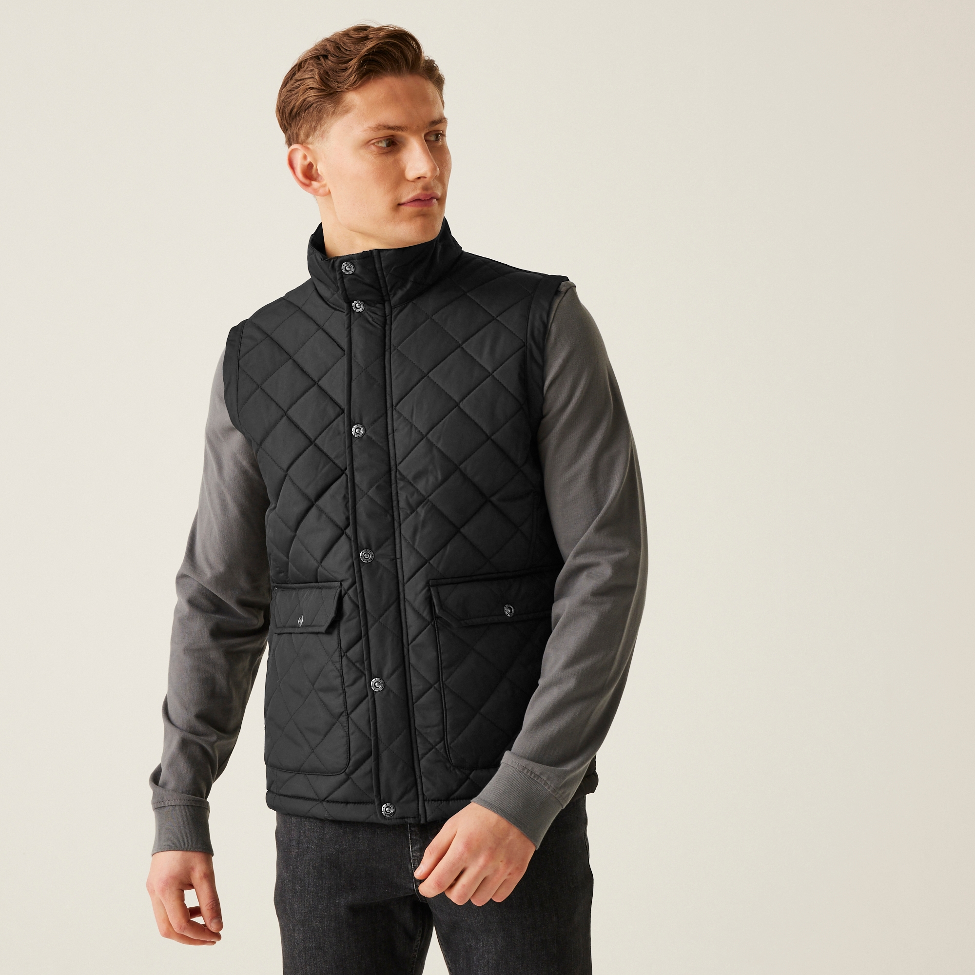 Regatta Professional Tyler Diamond Quilted Insulated Gilet Size: Xs Men's Black