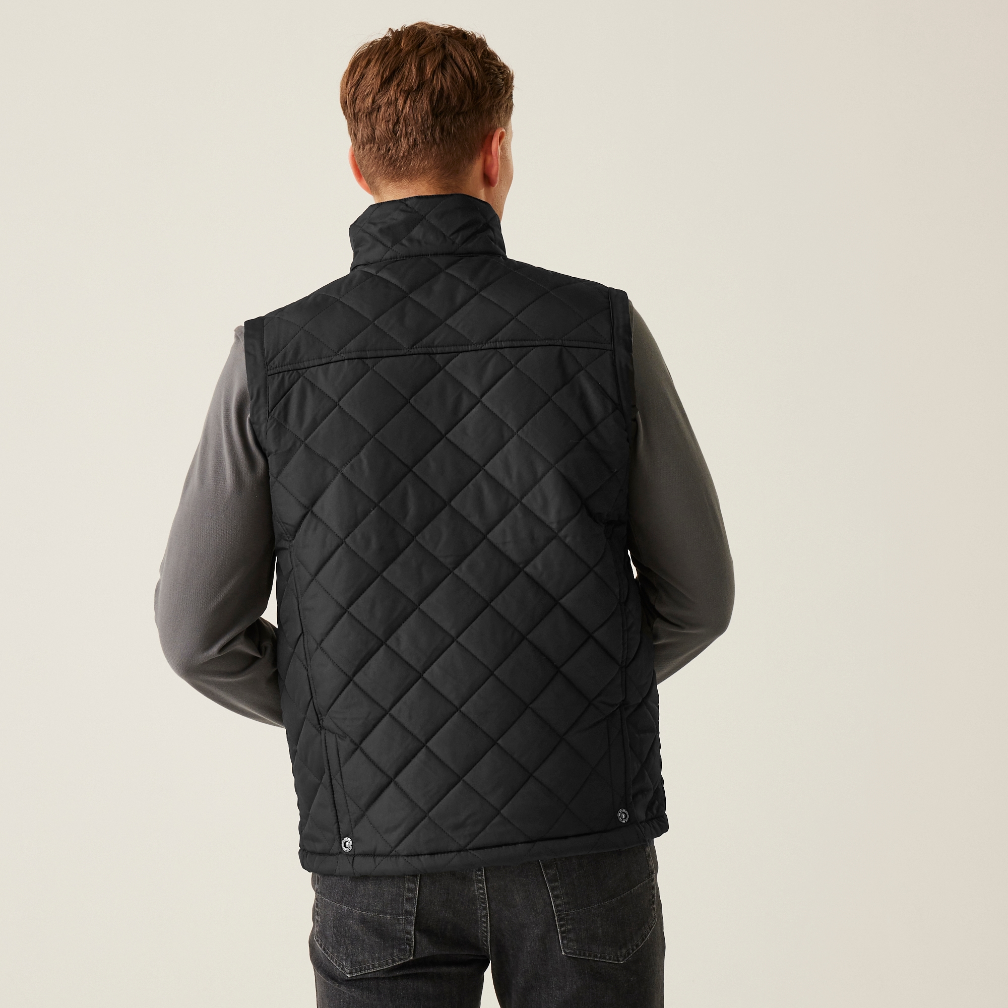 Regatta Professional Męska kamizelka pikowana Steller Czarny