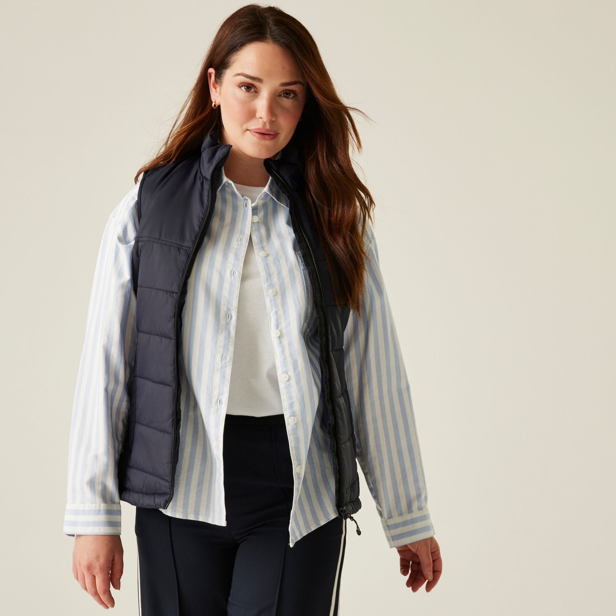 Regatta Women's Dark Navy Stage Insulated Bodywarmer In | Size: 14 - Image 2
