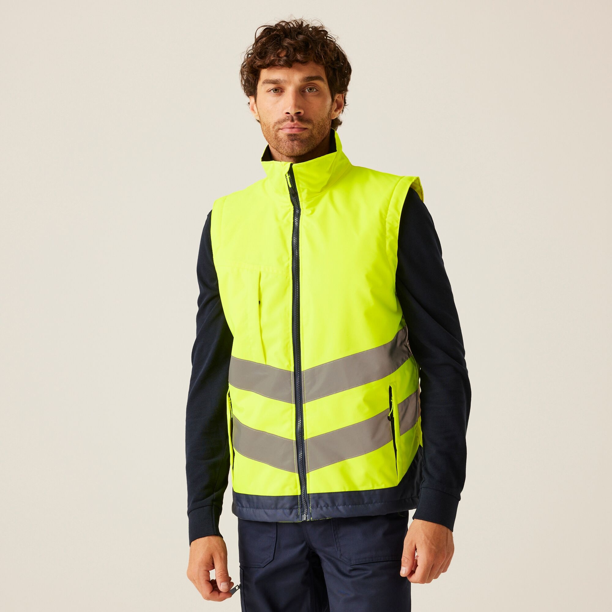 Regatta Professional Waterproof Hi-Vis Pro Insulated Reflective Gilet Size: Xxl Men's Yellow