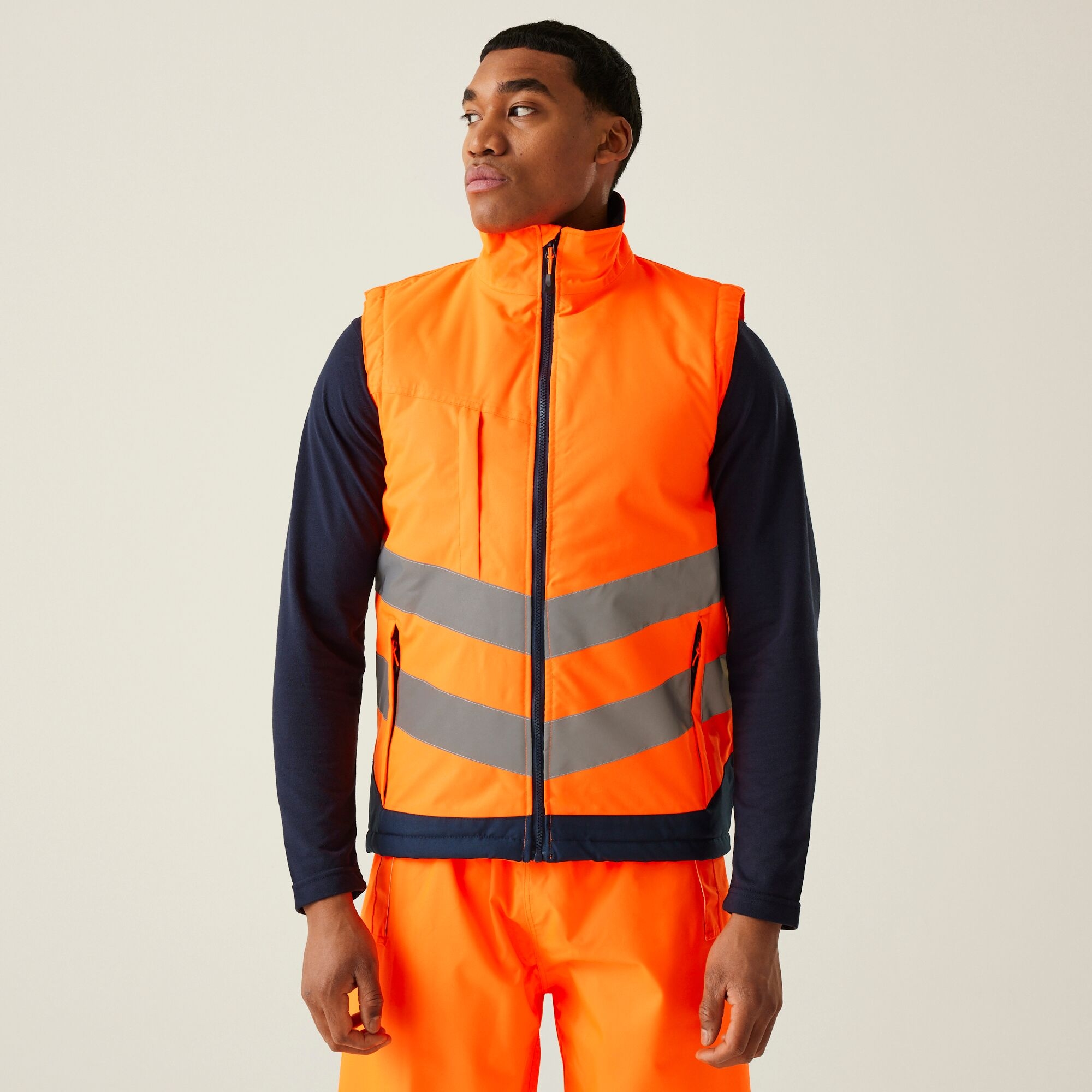 Regatta Professional Waterproof Hi-Vis Pro Insulated Reflective Gilet Size: Xxl Men's Orange