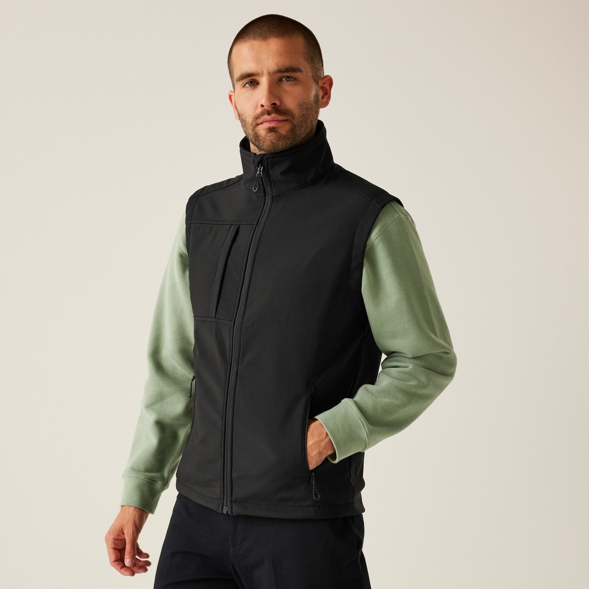 Regatta Professional Męska Kamizelka Octagon Czarny, Rozmiar: XXXL