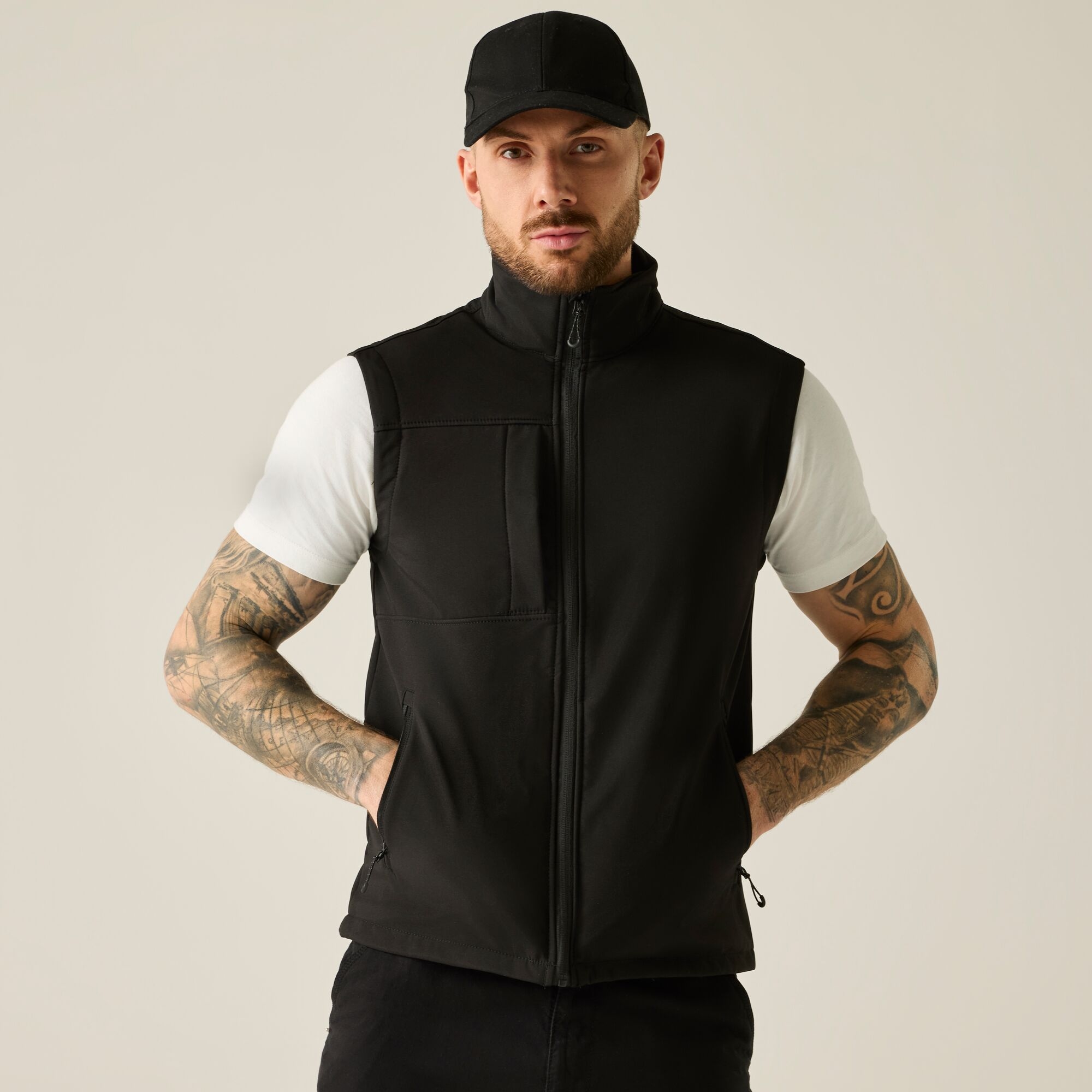 Regatta TRA848 80895 Professional Octagon II 3 Layer Waterproof Softshell Body warmer, Black(Black), XXXL - Image 2