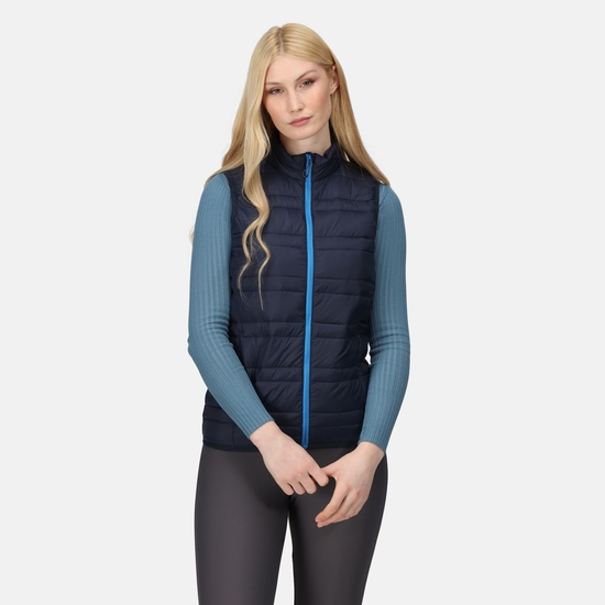 Womens Firedown Down-Touch Insulated Bodywarmer Navy French Blue