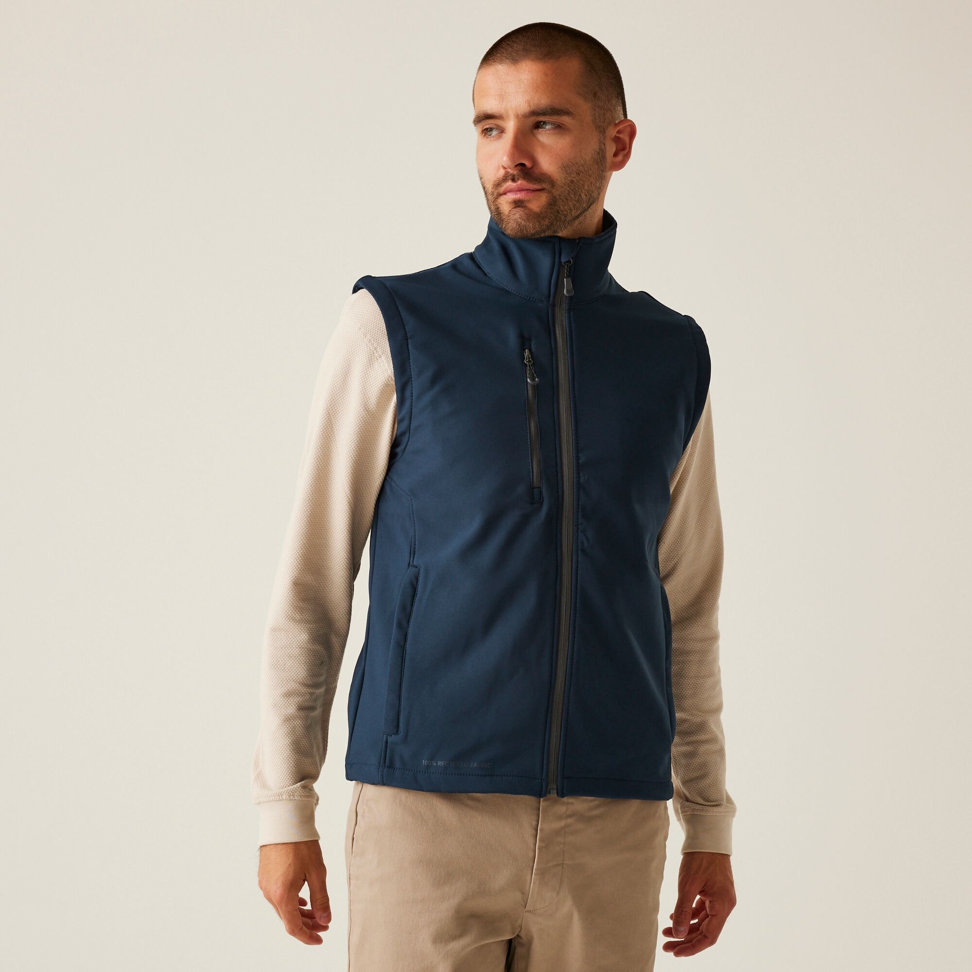 Kamizelka softshell z recyklingu Honestly Made Regatta Professional Granatowy