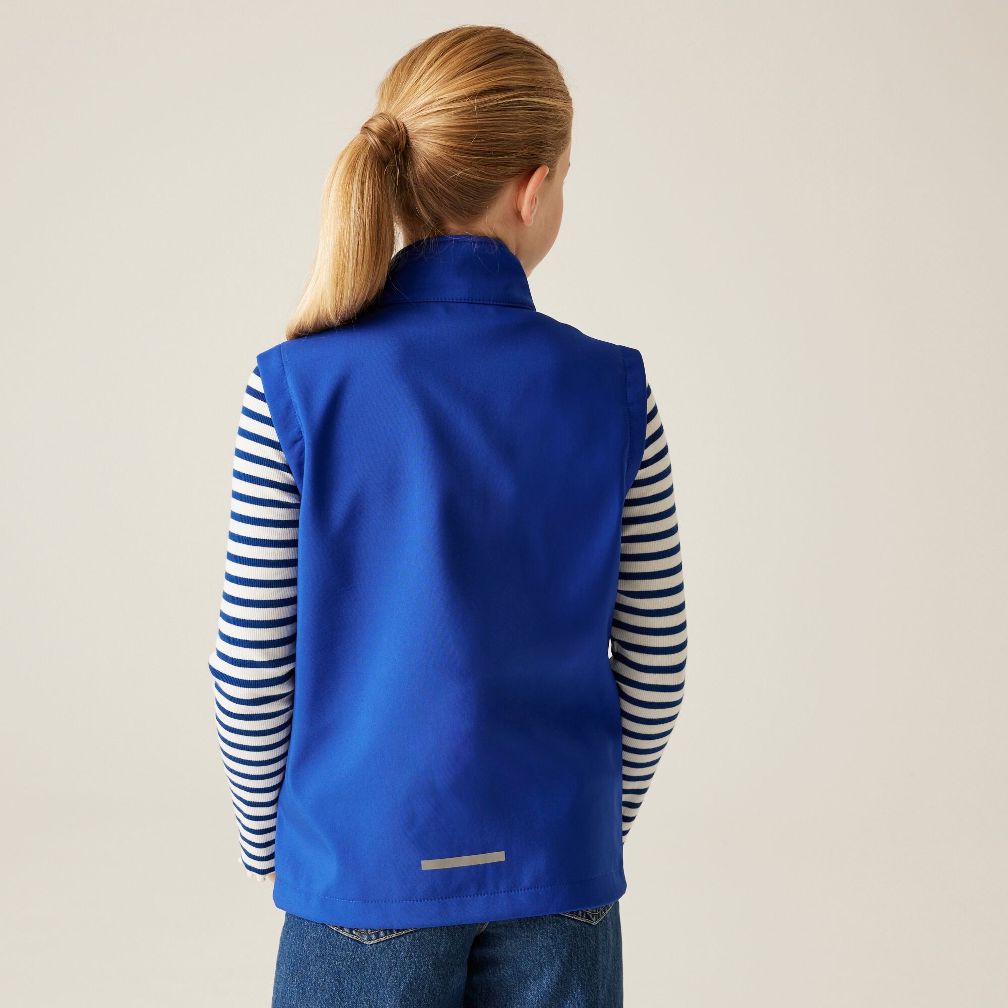 Dziecięca kamizelka softshellowa Ablaze Niebieski